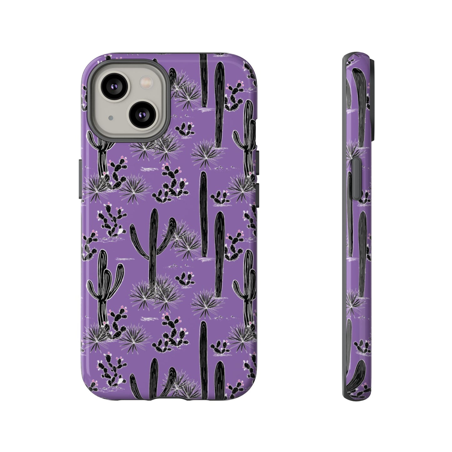 Purple Cactus Love Phone Case