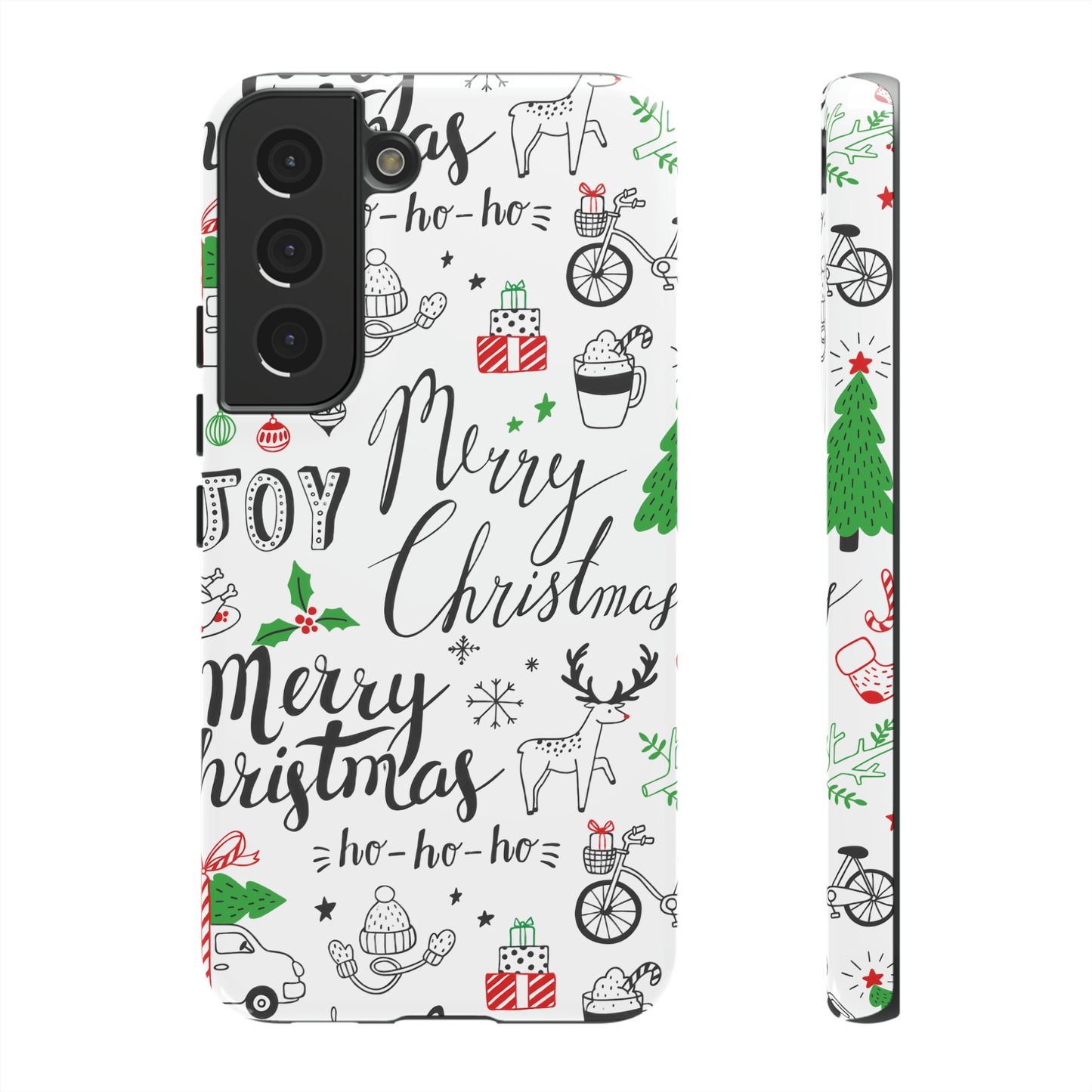 Merry Christmas Protective Phone Case for Iphone, Samsung and Google Phones