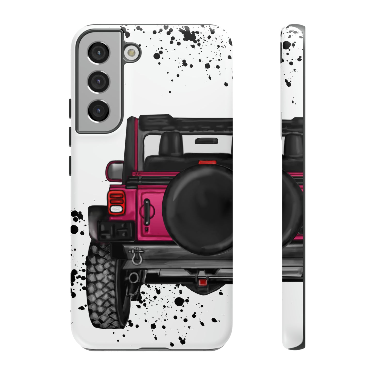 Off Road Life Dark Pink Protective Case for Iphone, Google and Samsung