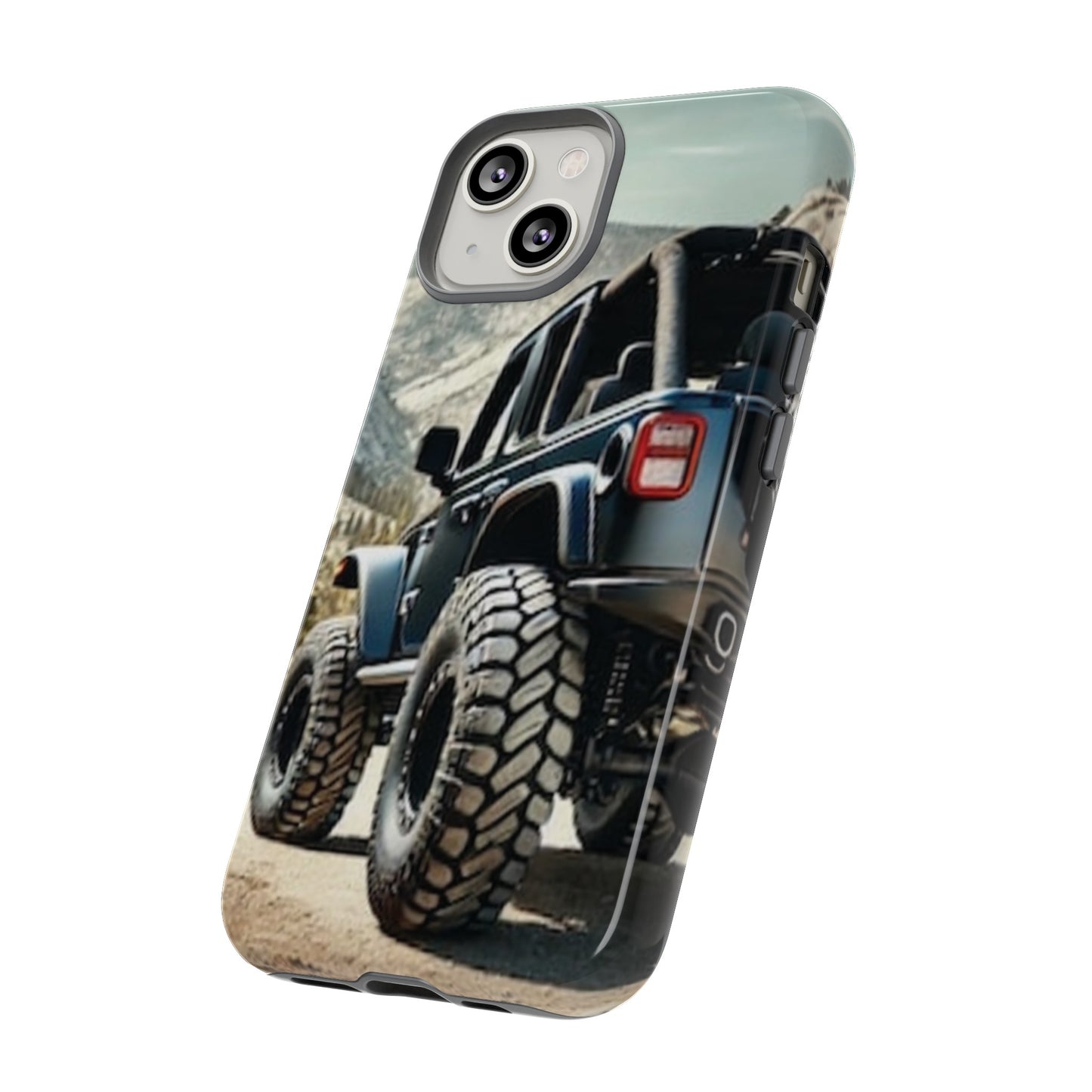 Blue Jeep Protective Phone Case