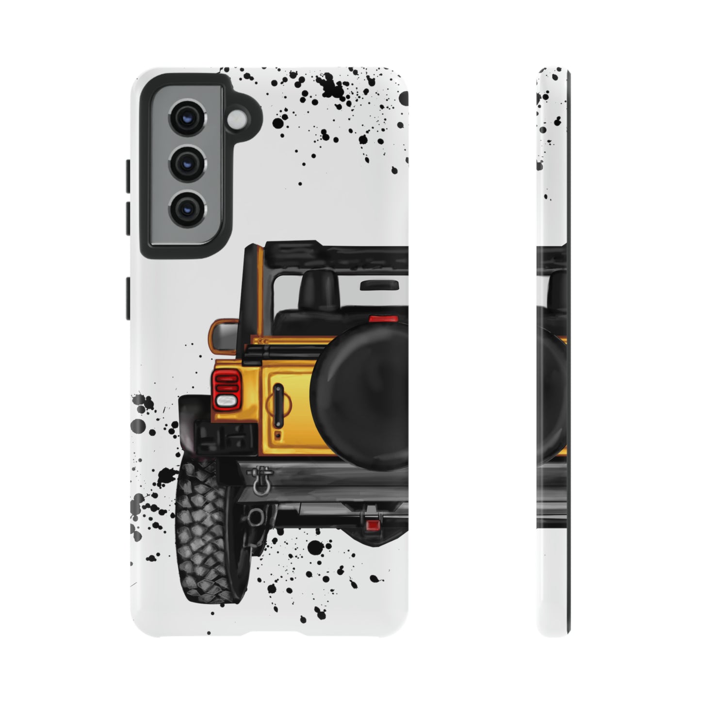 Off Road Life Yellow Protective Case for Iphone, Google and Samsung