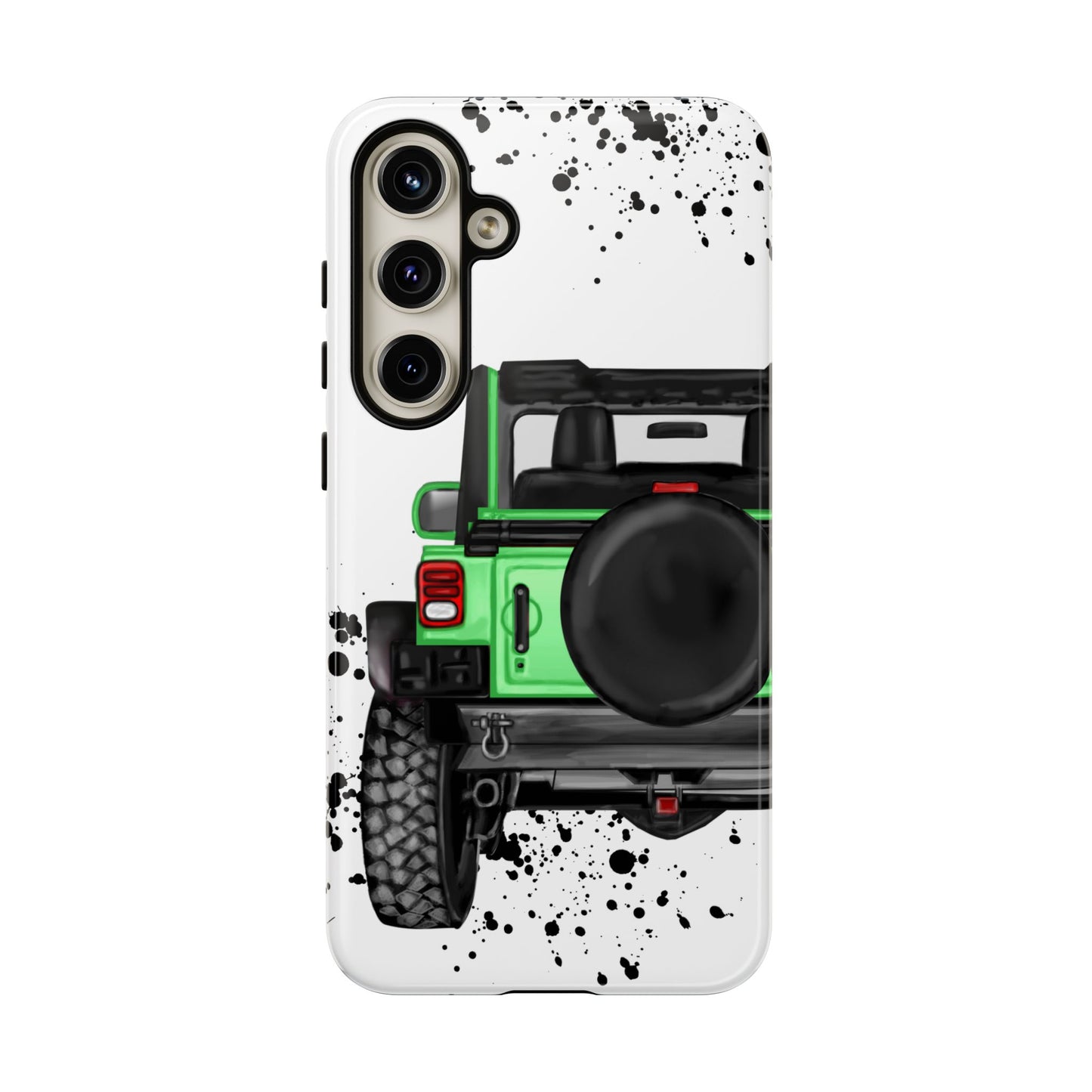 Off Road Life Green Protective Case for Iphone, Google and Samsung