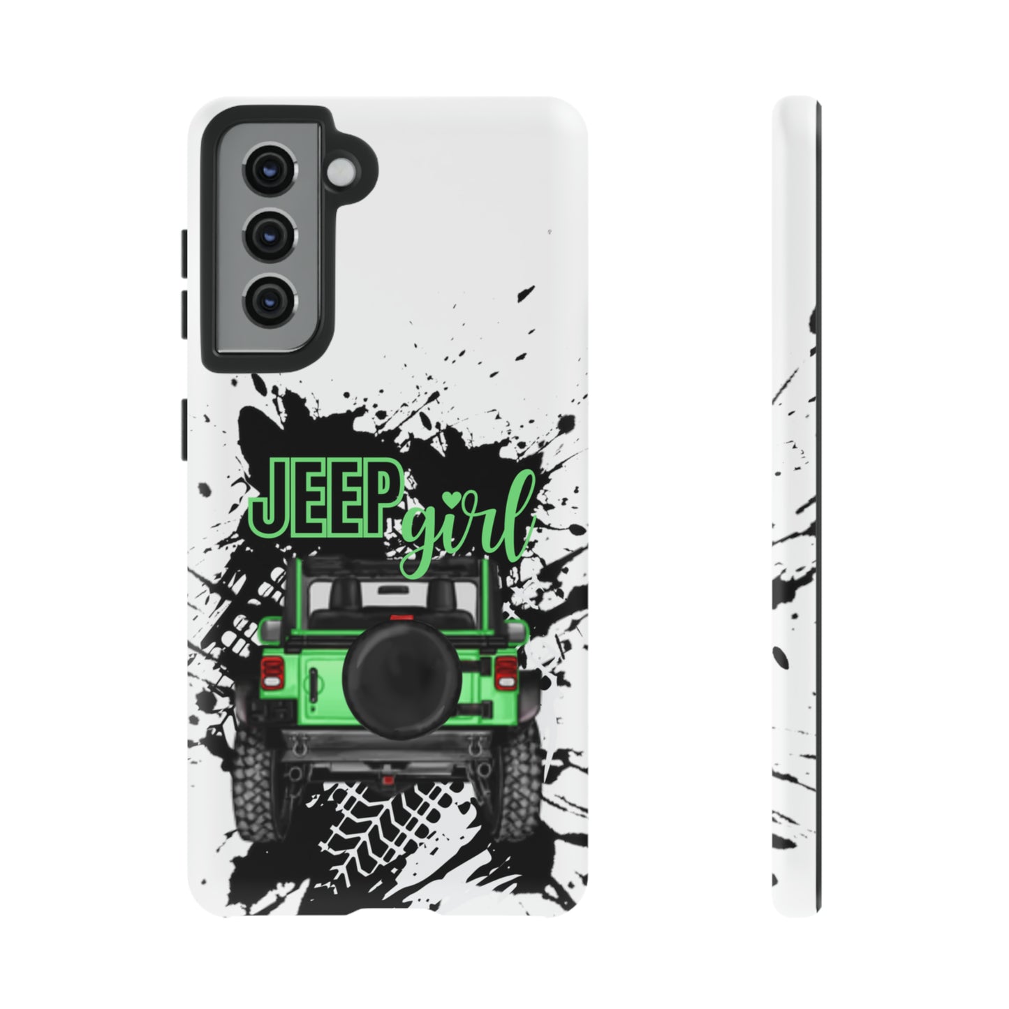 Off Road Girl Green Tough Cases