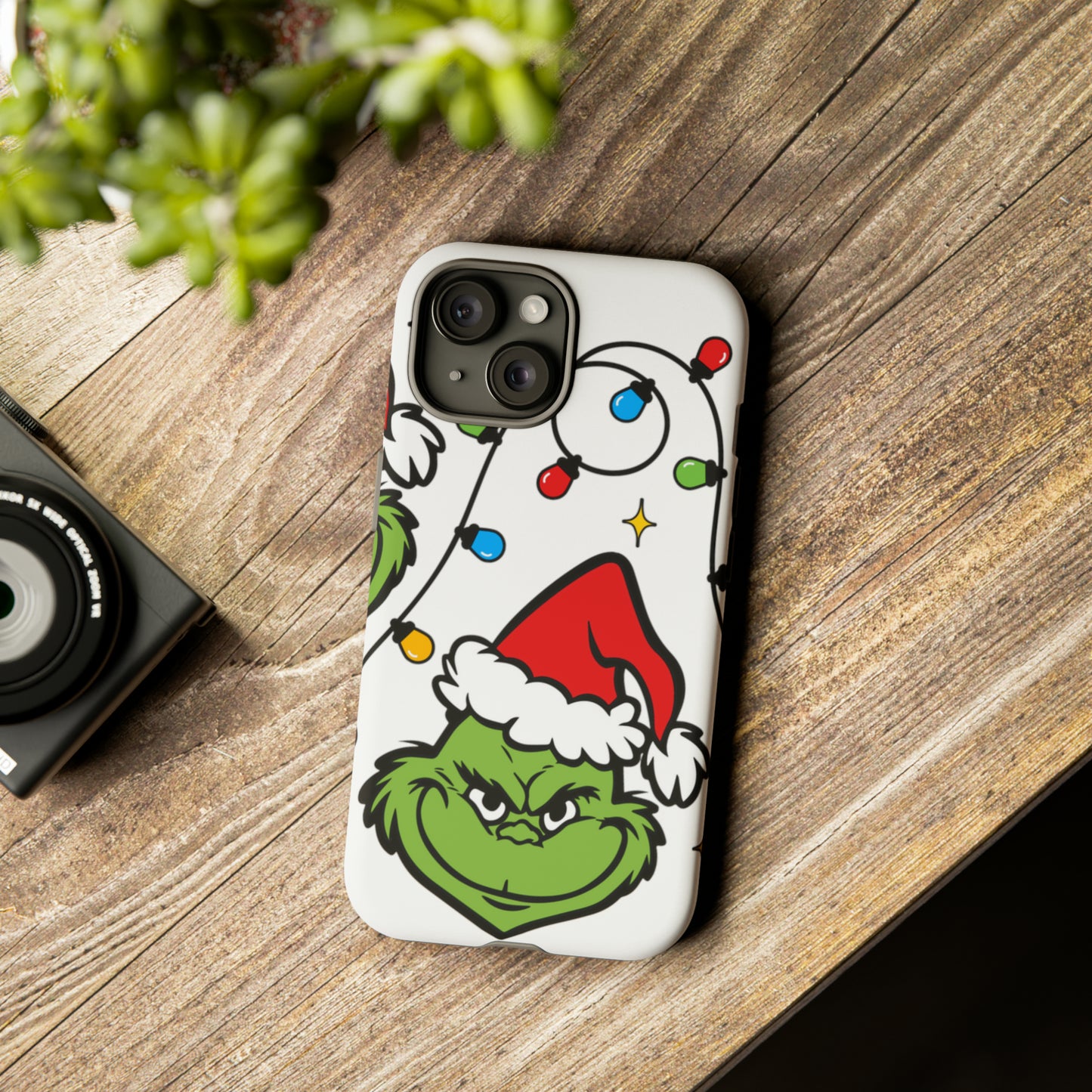 Grinchmas Lights Protective Case for IPhone, Samsung and Google Phones