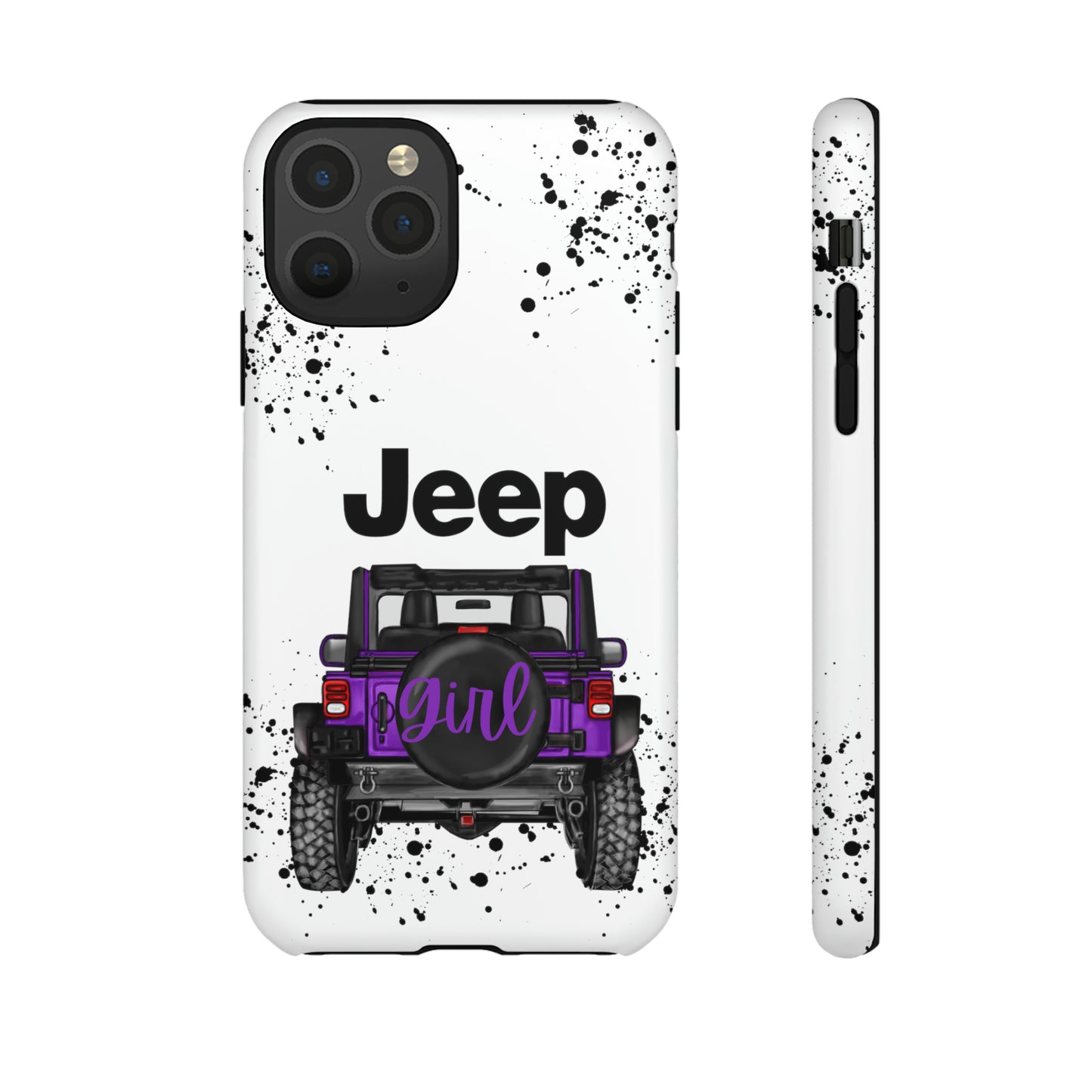 Off Road Girl Dark Purple Protective Case for Iphone, Google and Samsung Phones