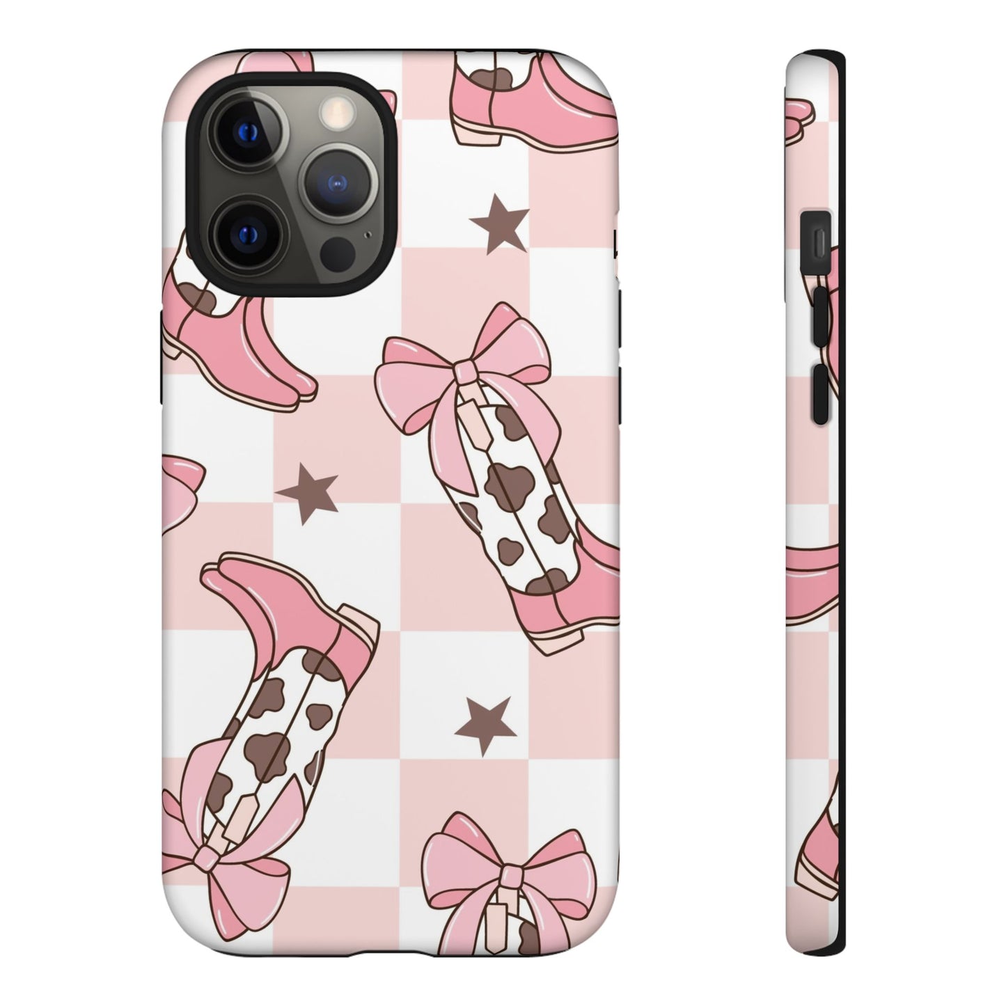 Cowboy Boots and Bows Protective Phone Case