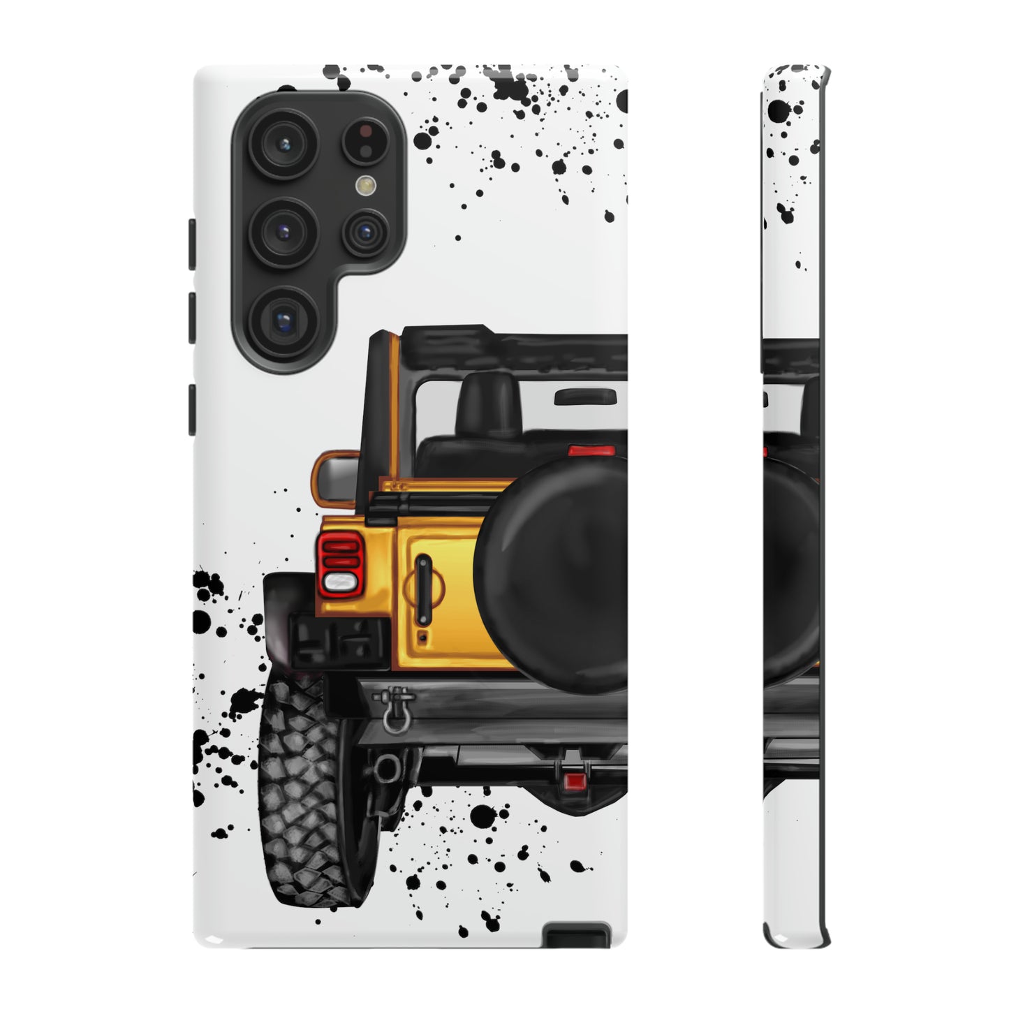 Off Road Life Yellow Protective Case for Iphone, Google and Samsung