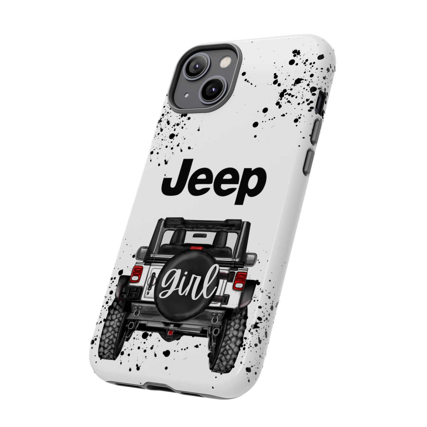 Off Road Girl White Protective Case for Iphone, Google and Samsung Phones