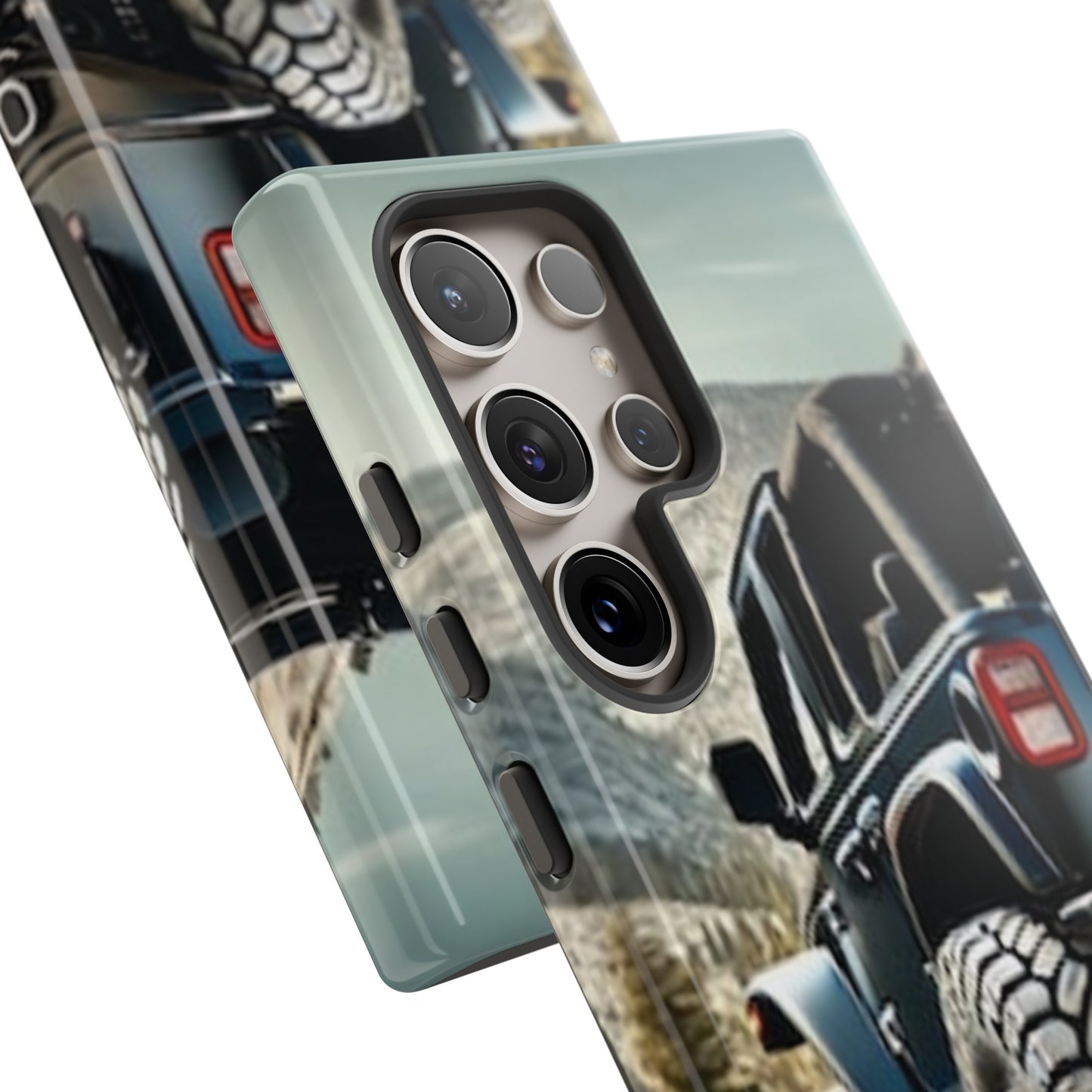 Blue Jeep Protective Phone Case