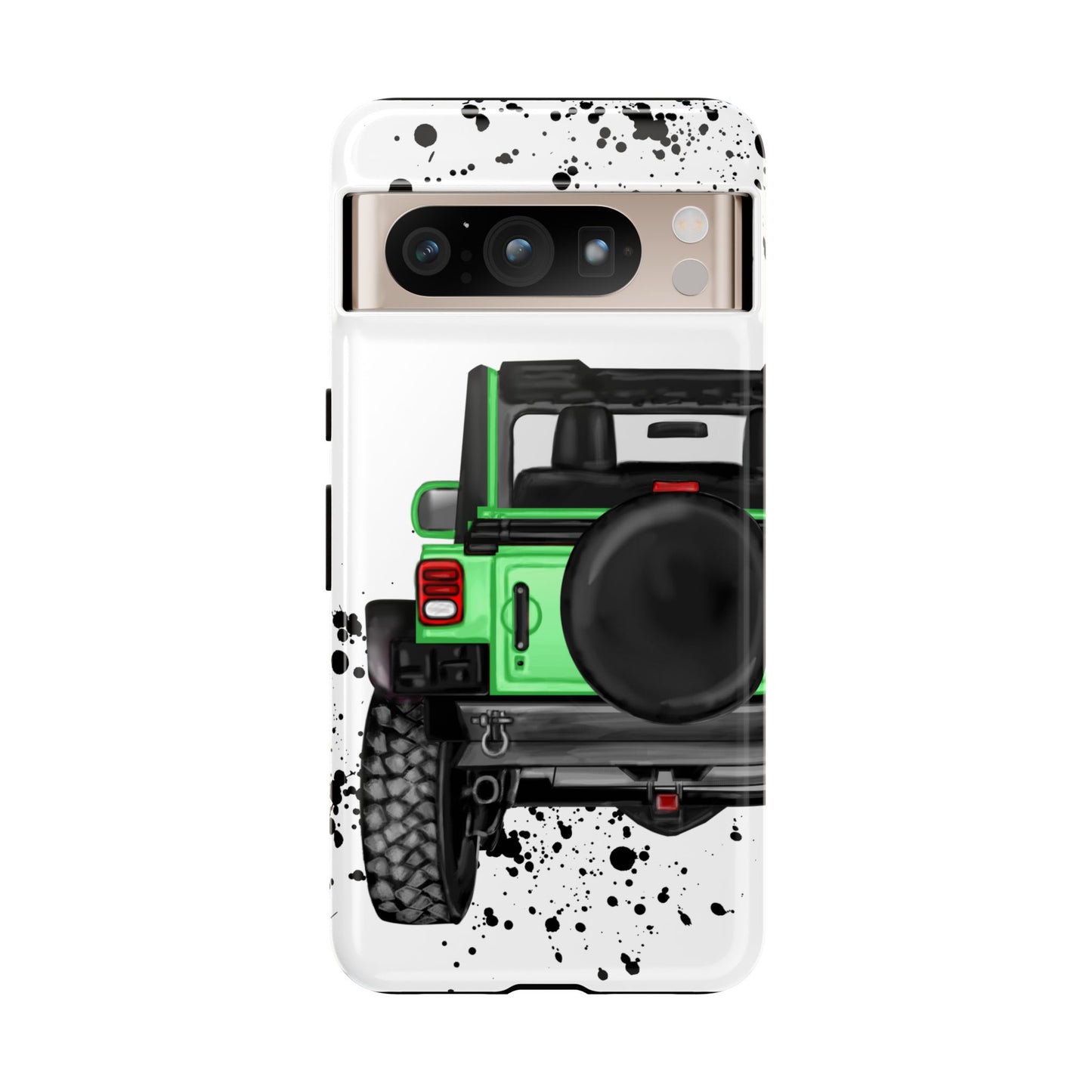 Off Road Life Green Protective Case for Iphone, Google and Samsung
