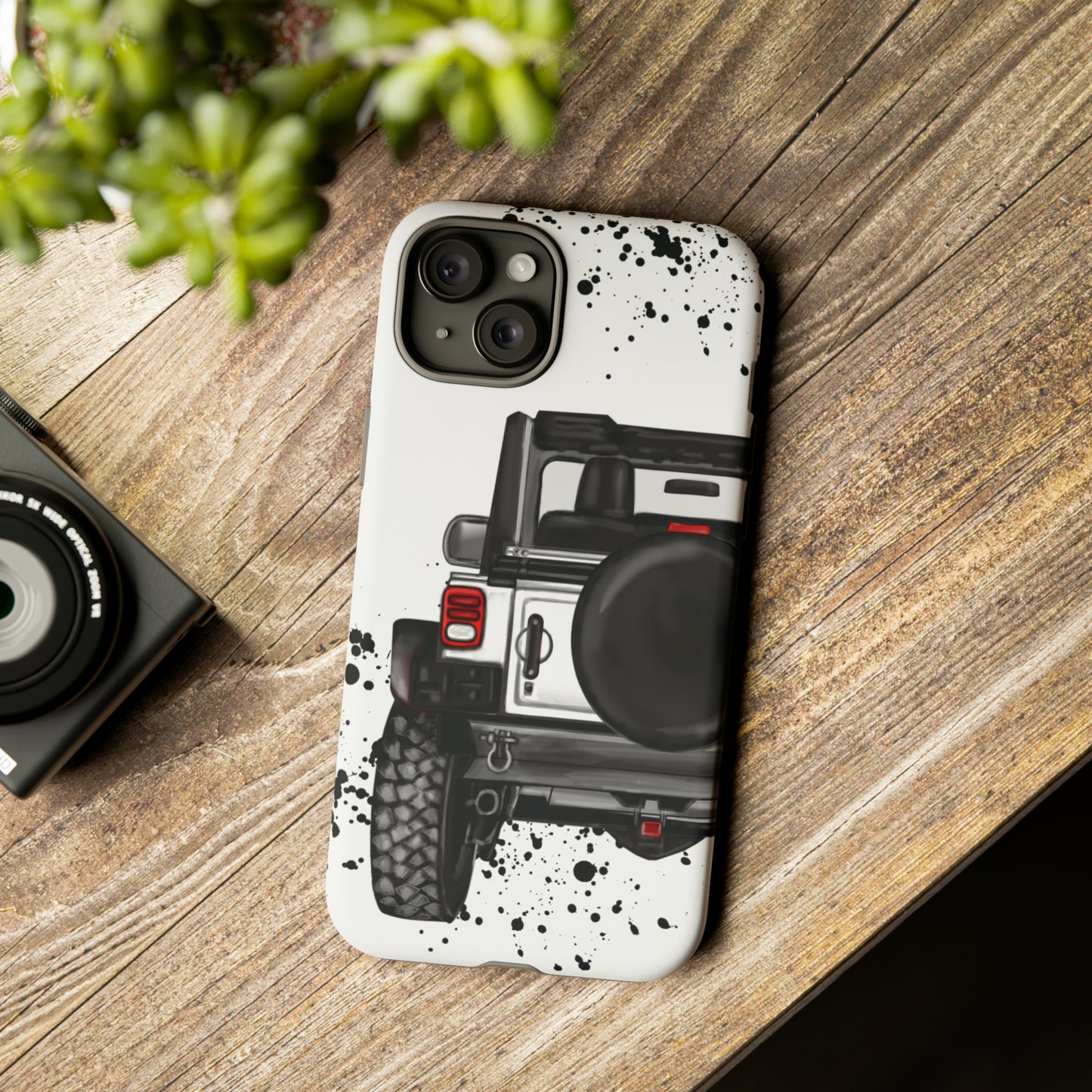 Off Road Life White Protective Case for Iphone, Google and Samsung