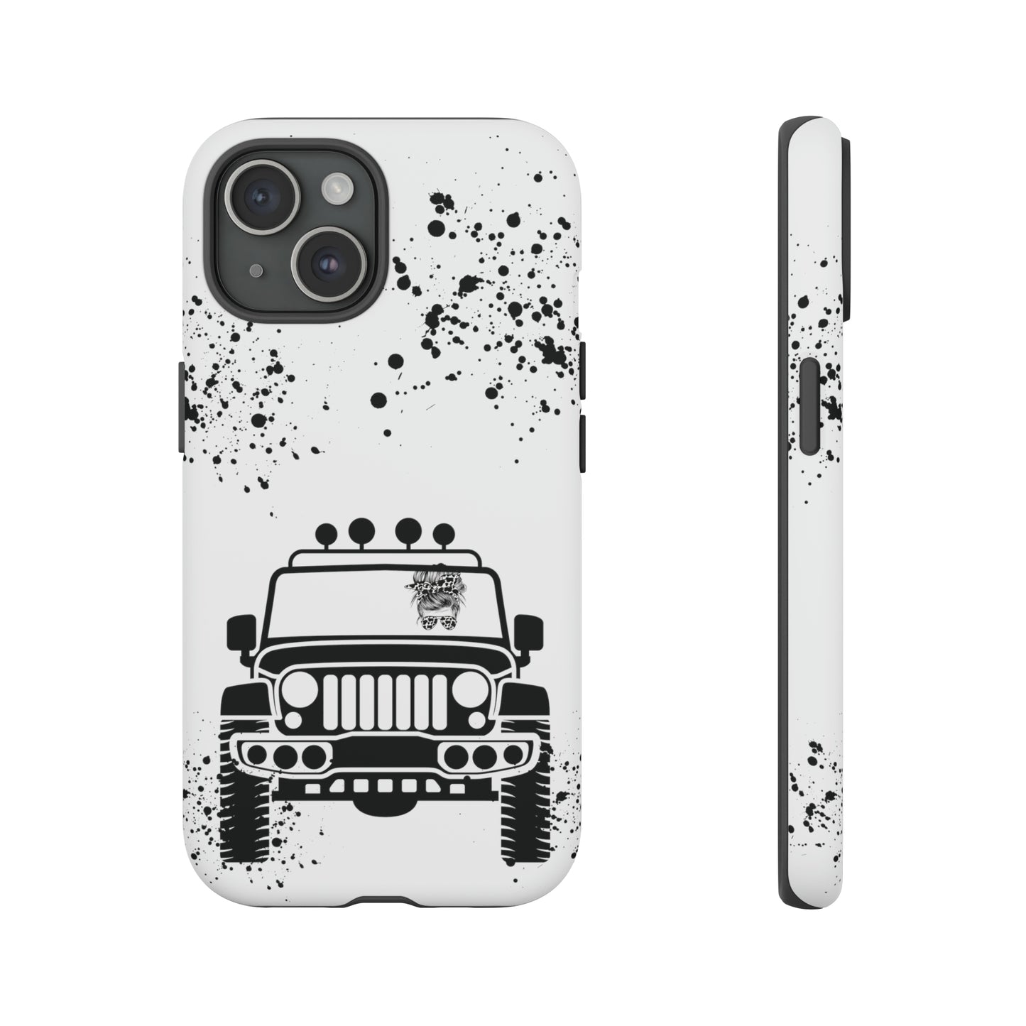 Off Road Girl Cow Print Shades Protective Phone Case for Iphone, Samsung and Google Phones