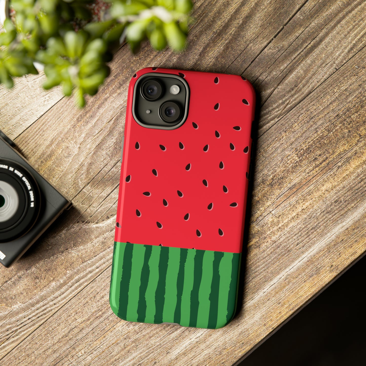 Adorable Watermelon Protective Phone Case for Google, Iphone, and Samsung Phone Cases