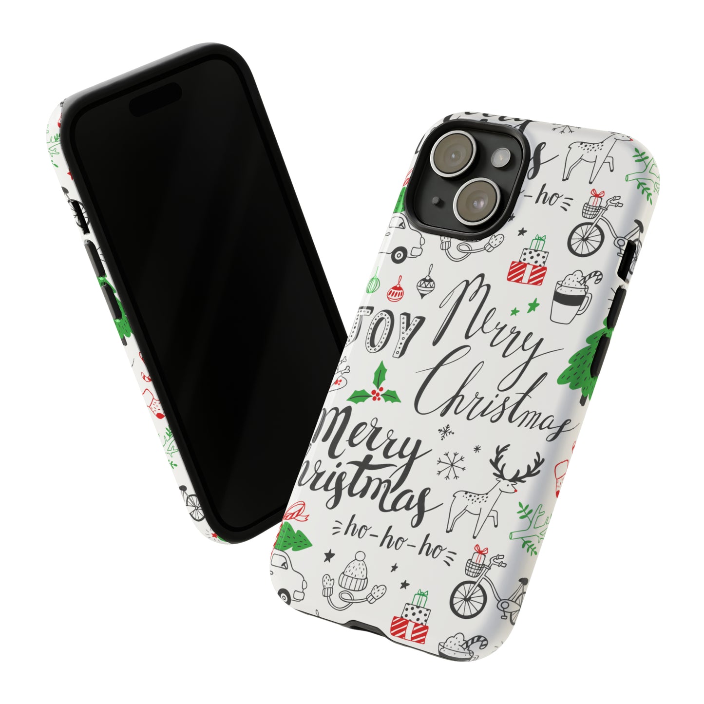 Merry Christmas Protective Phone Case for Iphone, Samsung and Google Phones