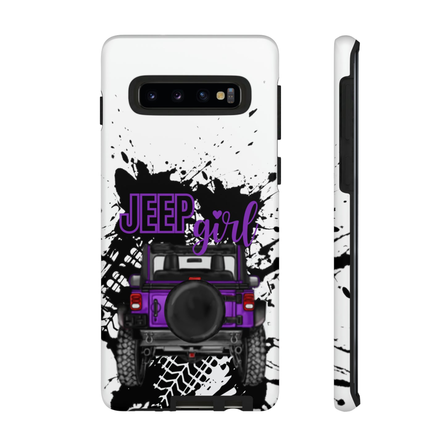 Off Road Girl Purple Tough Cases