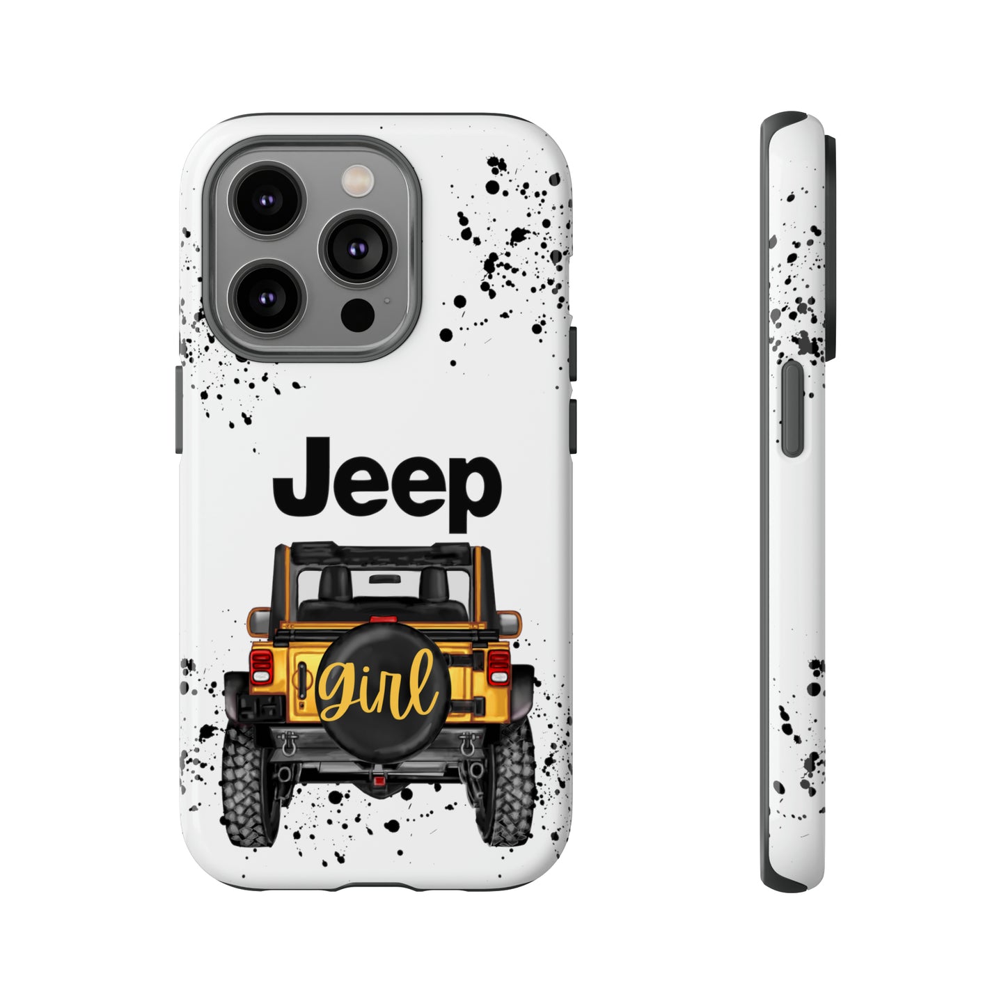 Off Road Girl Yellow Protective Case for Iphone, Google and Samsung Phones