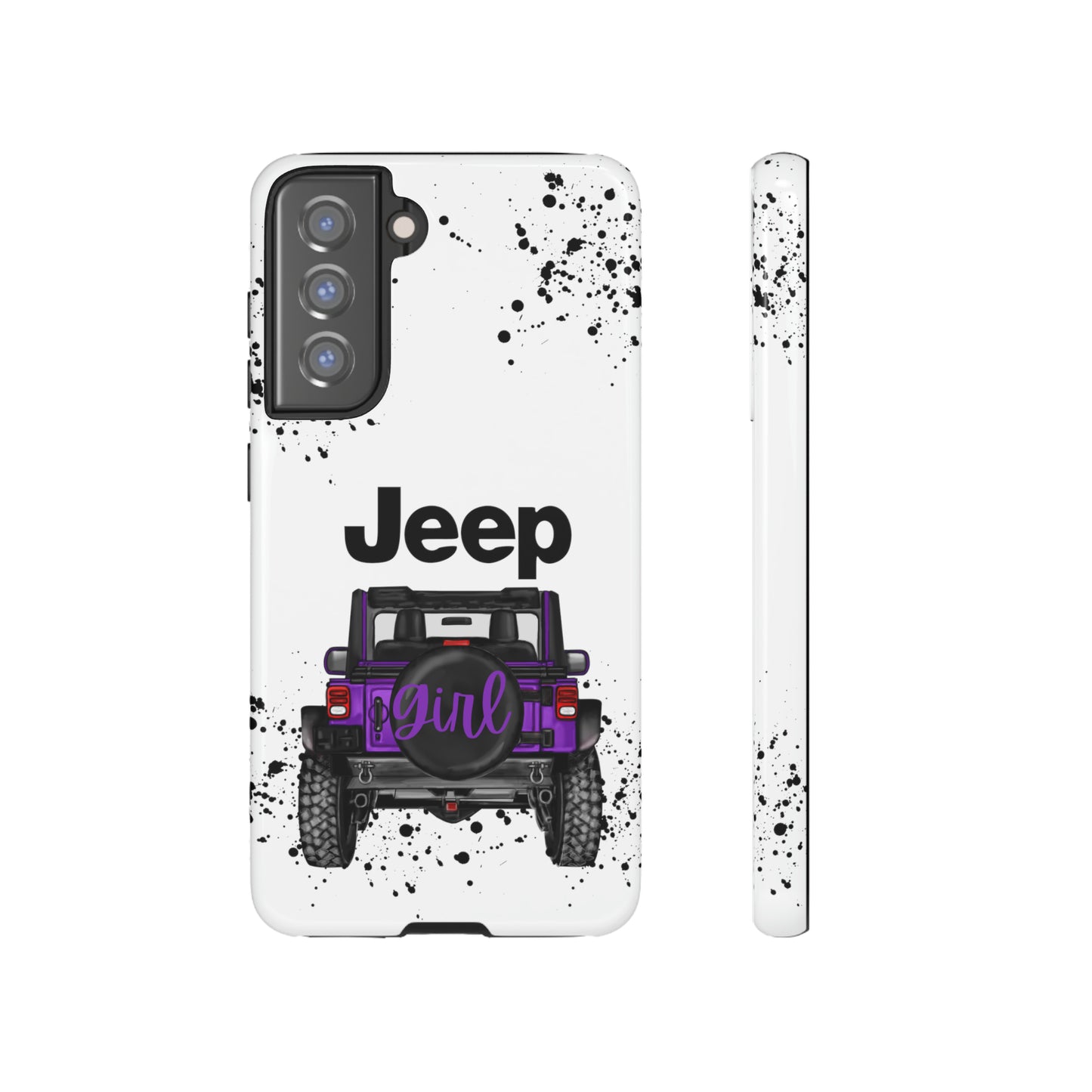 Off Road Girl Dark Purple Protective Case for Iphone, Google and Samsung Phones