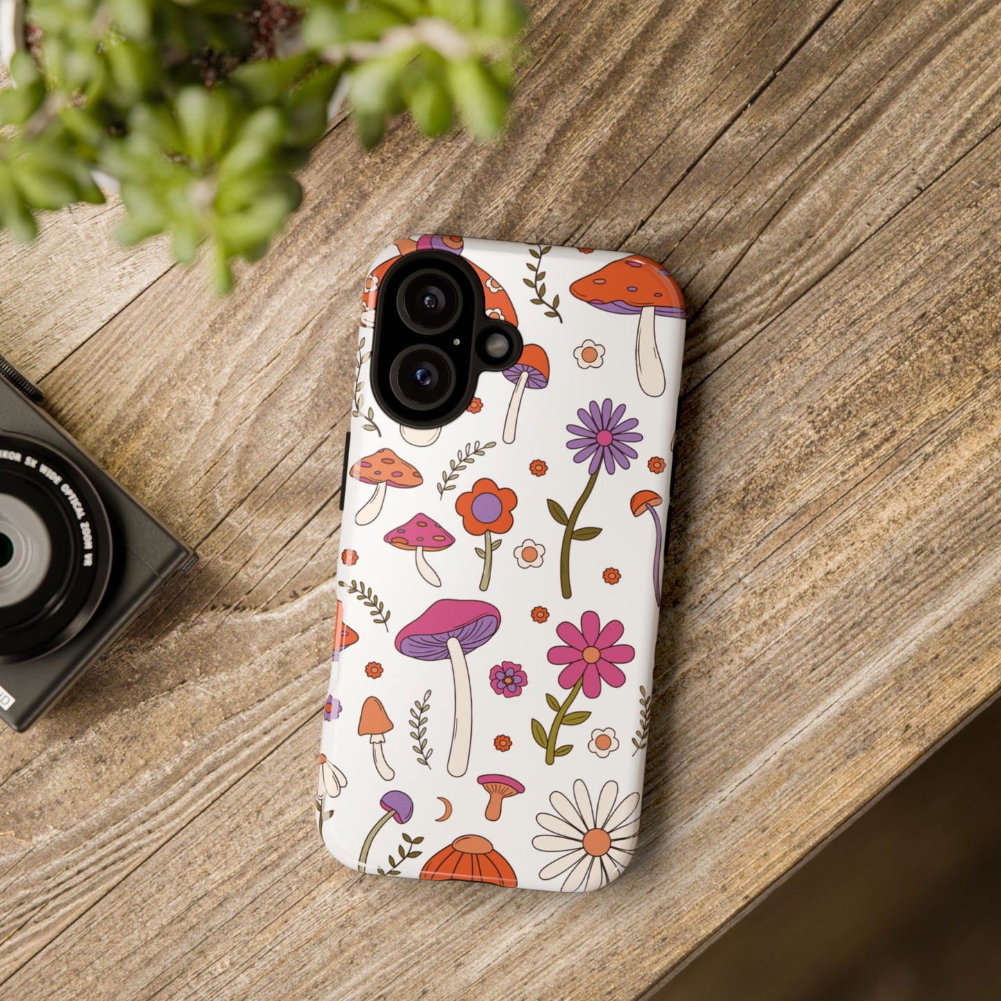 Mushrooms Protective Phone Case