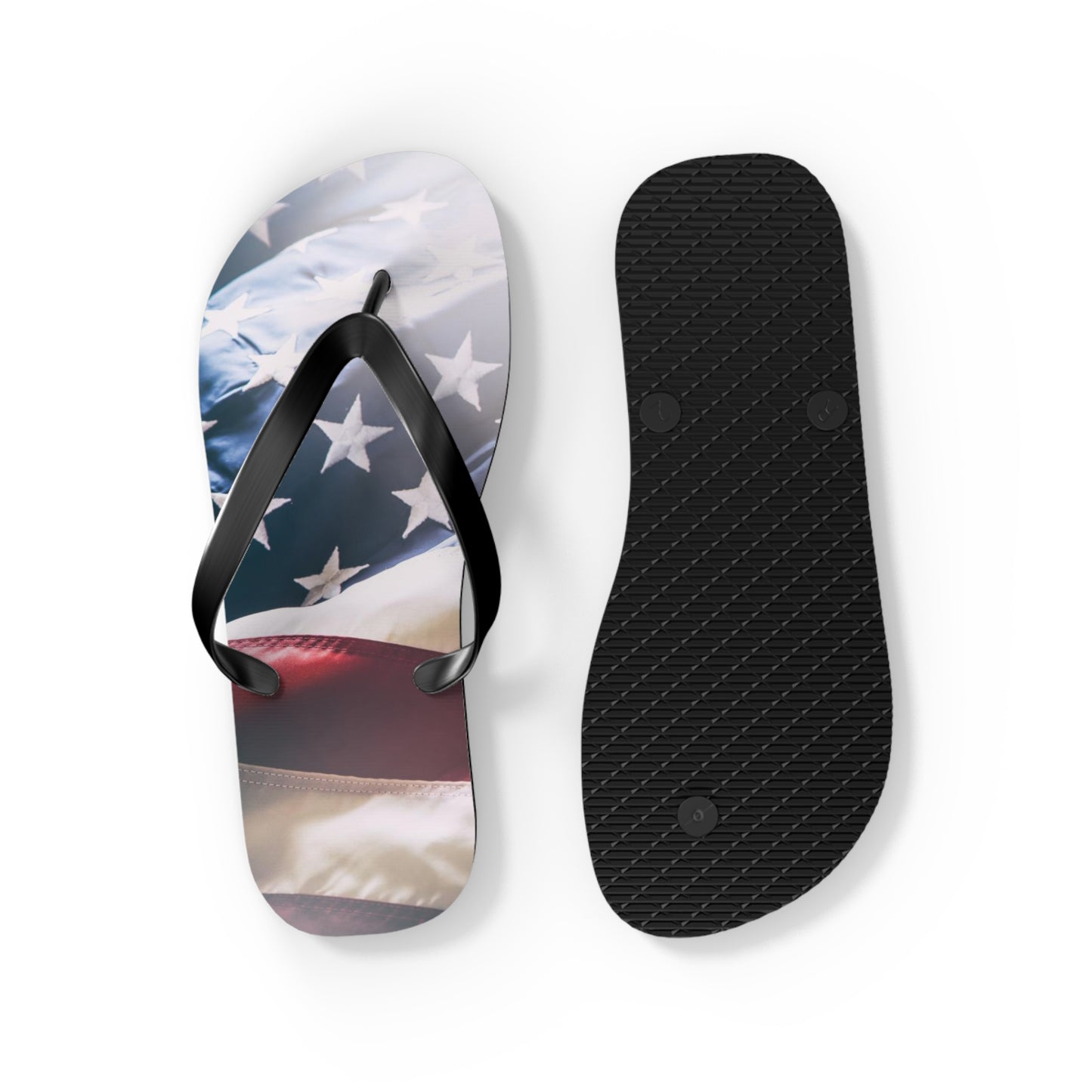 American Flag Summer Flip Flops