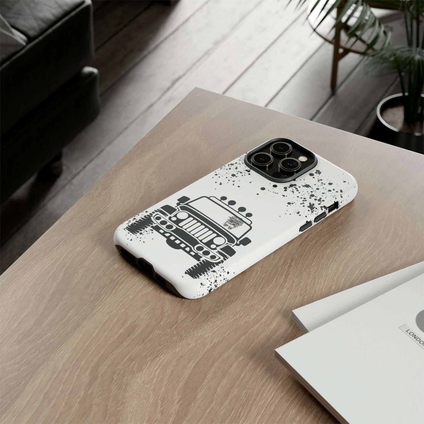 Off Road Girl Cow Print Shades Protective Phone Case for Iphone, Samsung and Google Phones