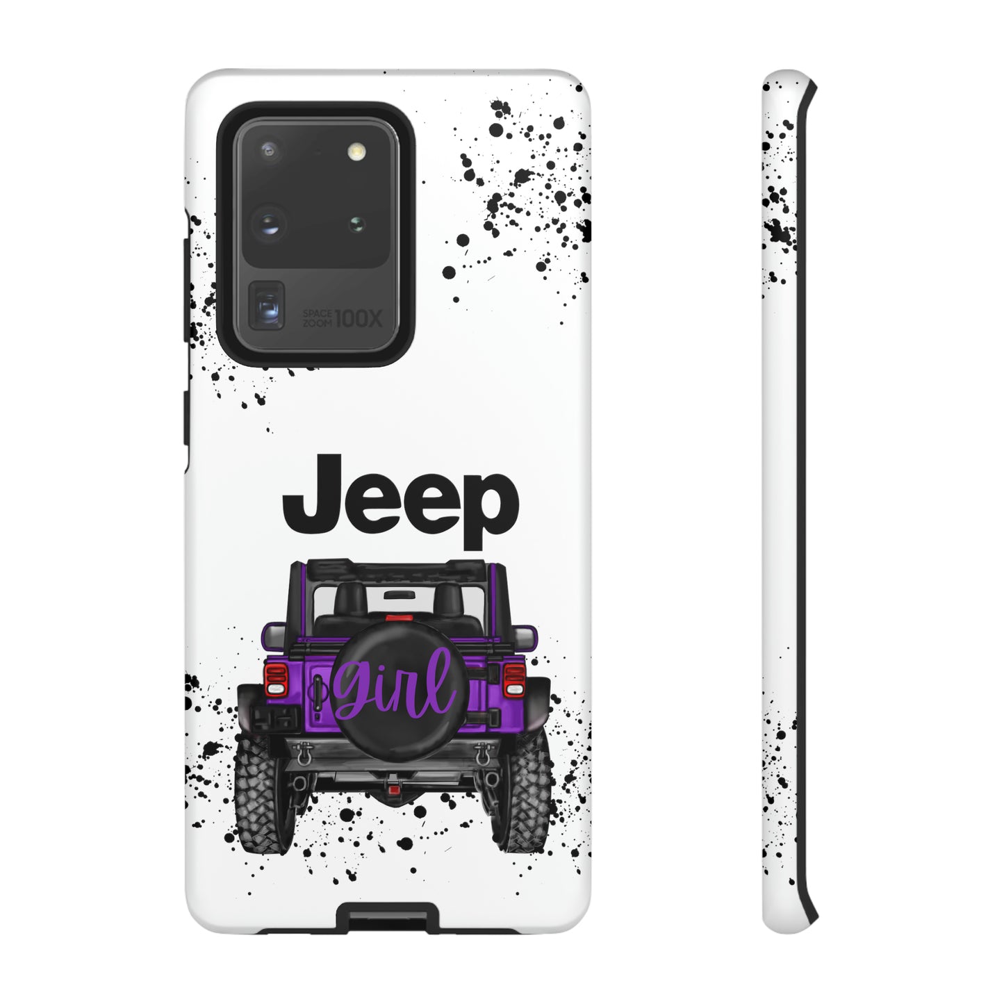 Off Road Girl Dark Purple Protective Case for Iphone, Google and Samsung Phones