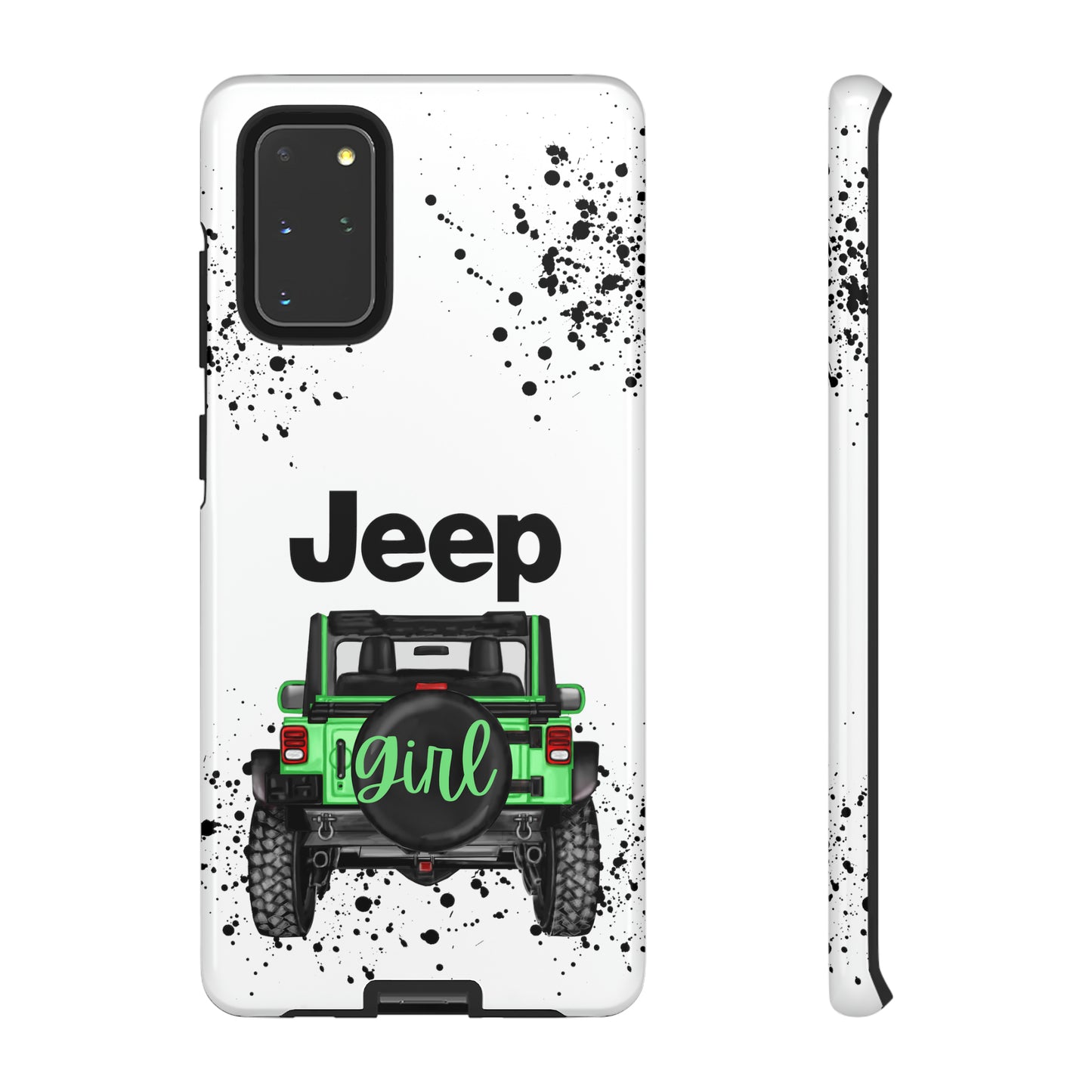 Off Road Girl Light Green Protective Case for Iphone, Google and Samsung Phones