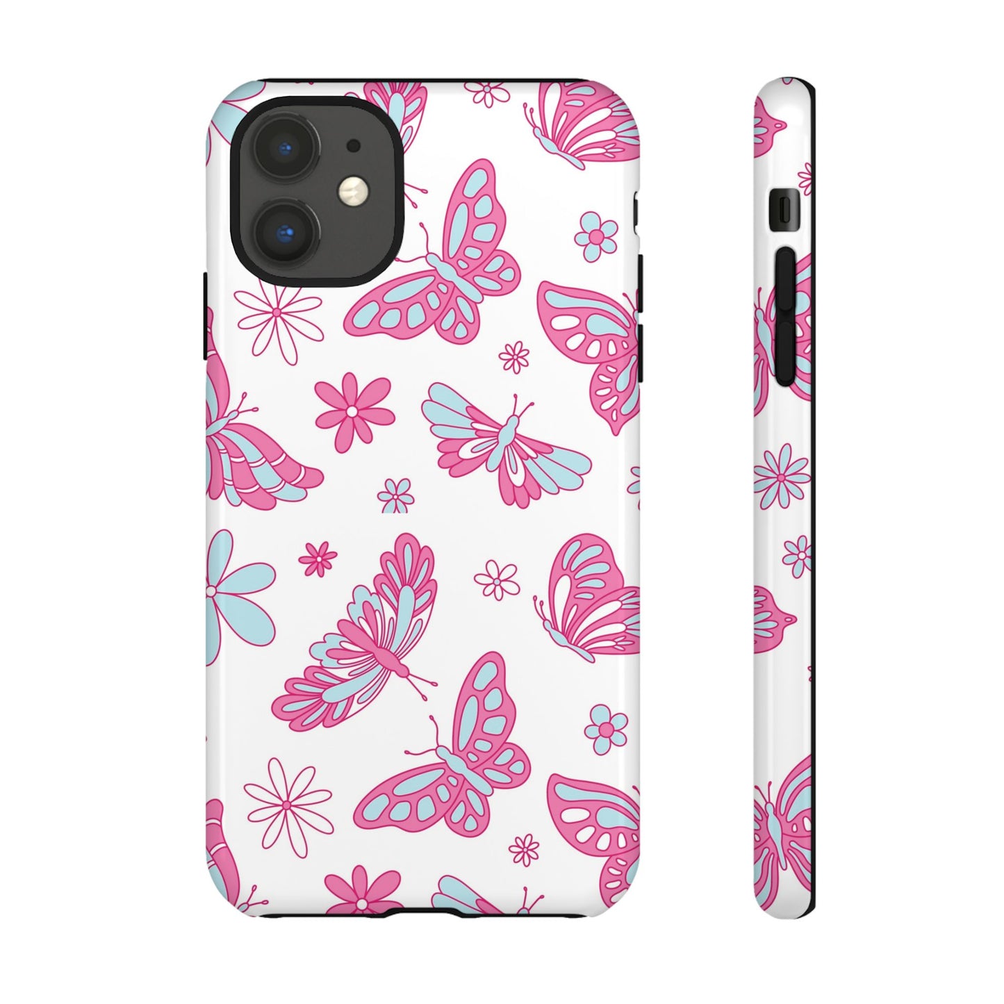 Pastel Butterflies Protective Phone Case