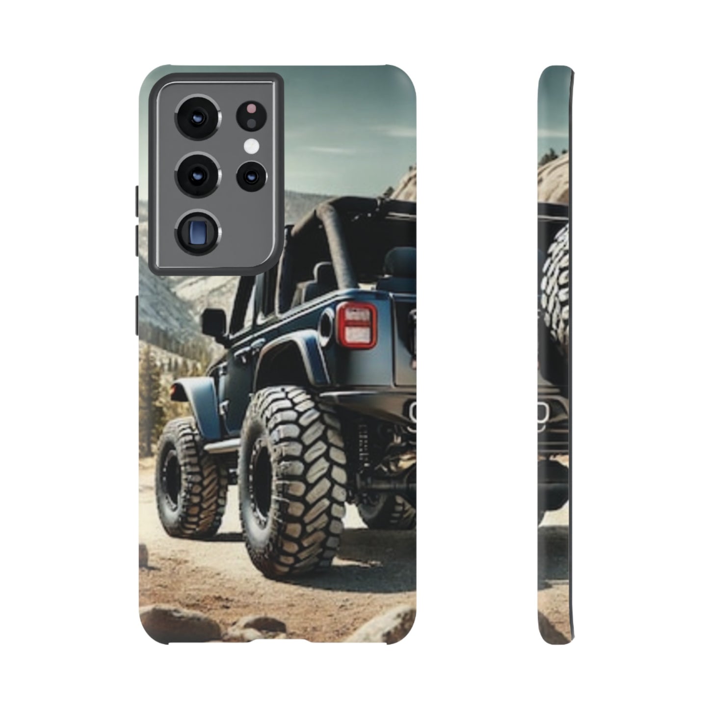 Blue Jeep Protective Phone Case