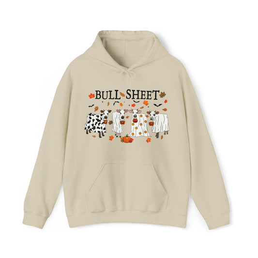 Bull Sheet Cow Ghost Unisex Heavy Blend™ Hooded Sweatshirt