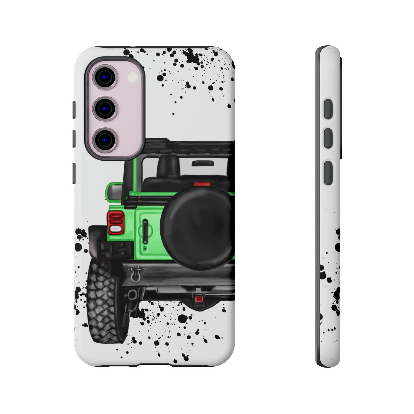 Off Road Life Green Protective Case for Iphone, Google and Samsung