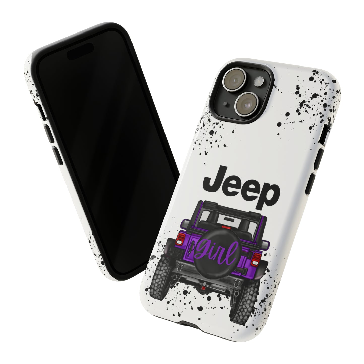 Off Road Girl Dark Purple Protective Case for Iphone, Google and Samsung Phones