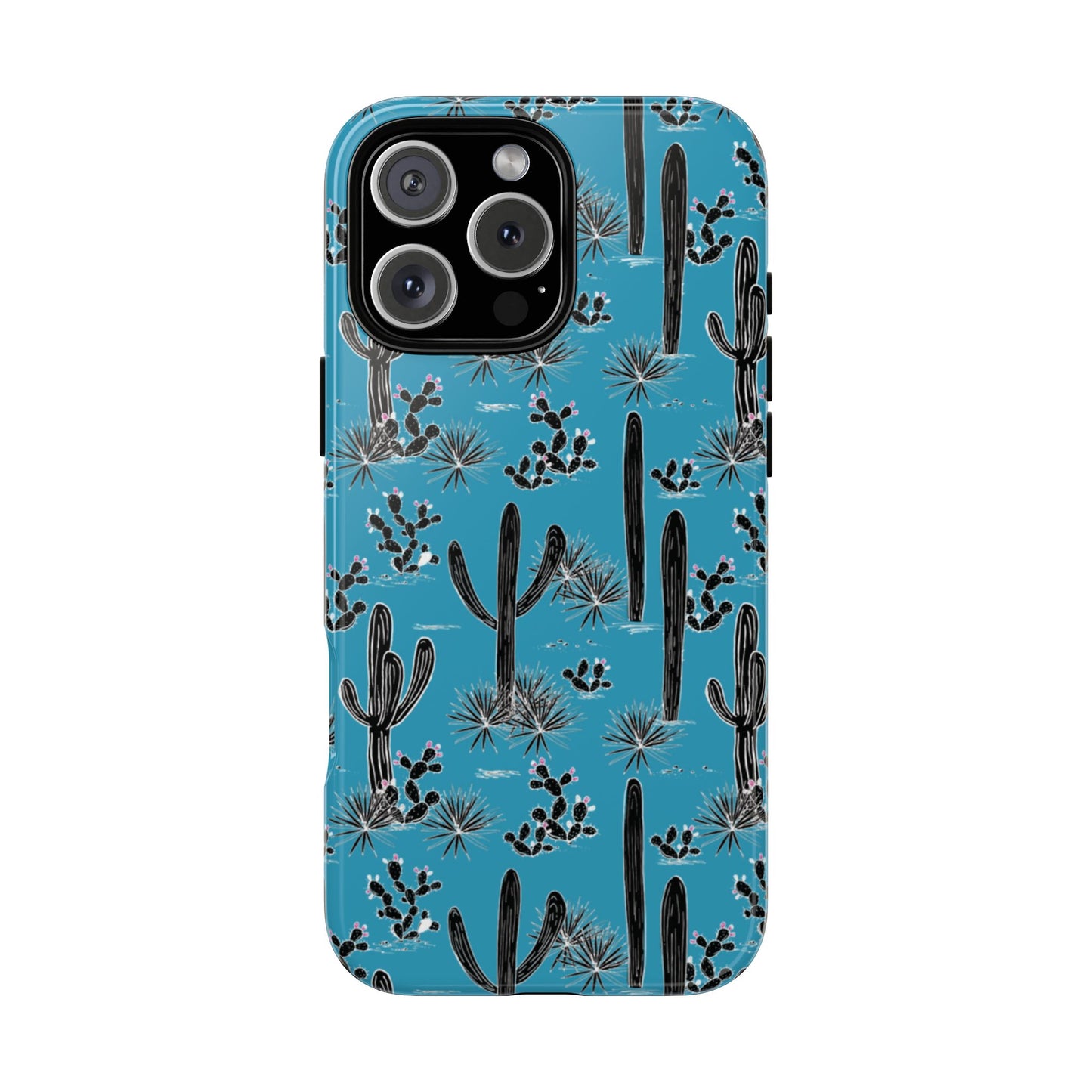 Turquoise Cactus Love Phone Case