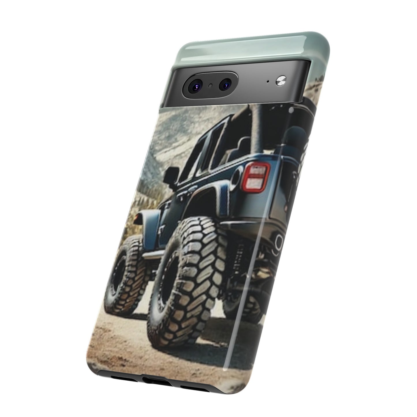 Blue Jeep Protective Phone Case