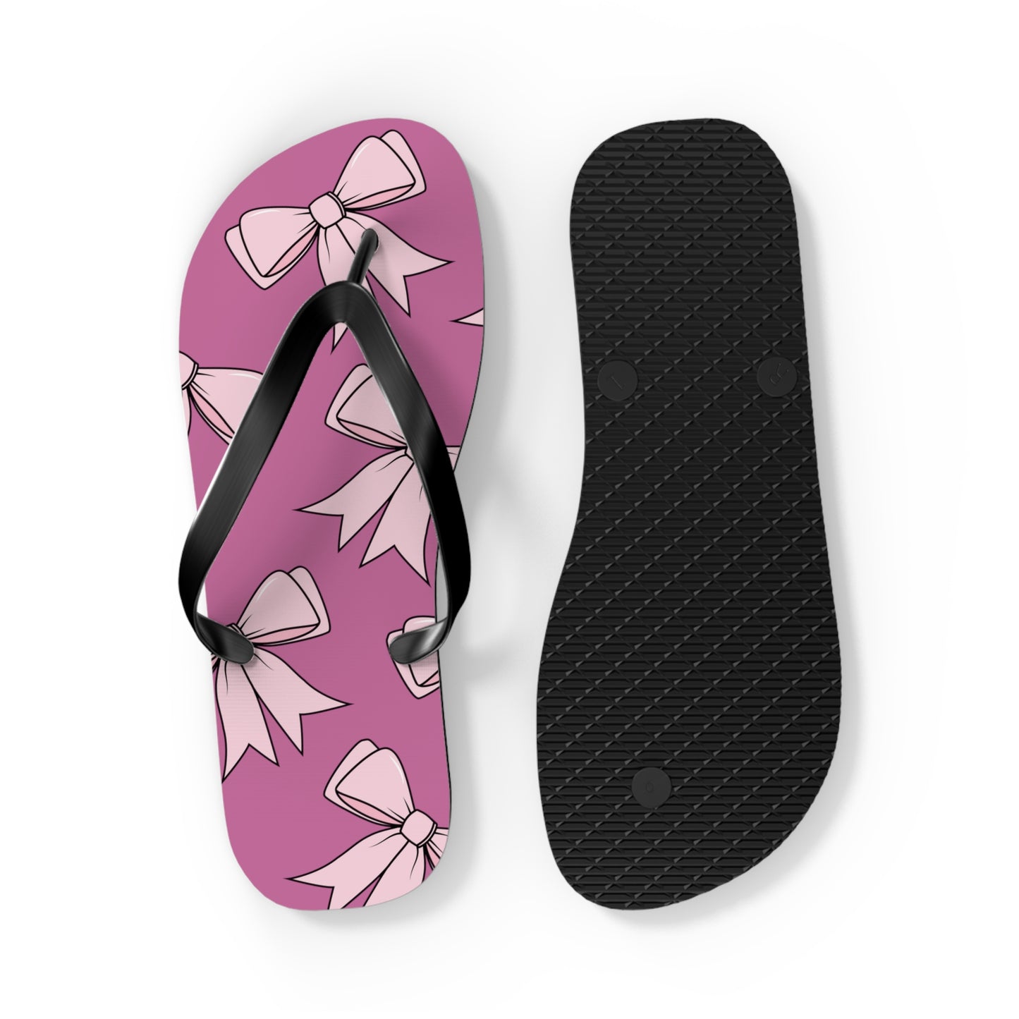 Pink Bow Flip Flops