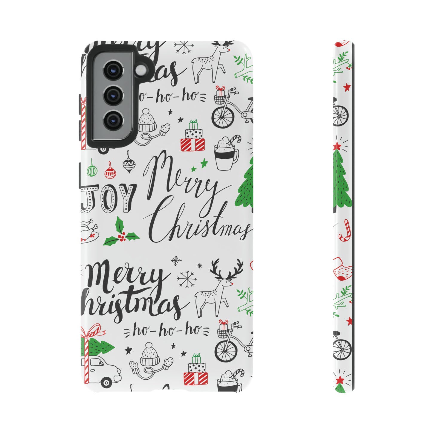 Merry Christmas Protective Phone Case for Iphone, Samsung and Google Phones