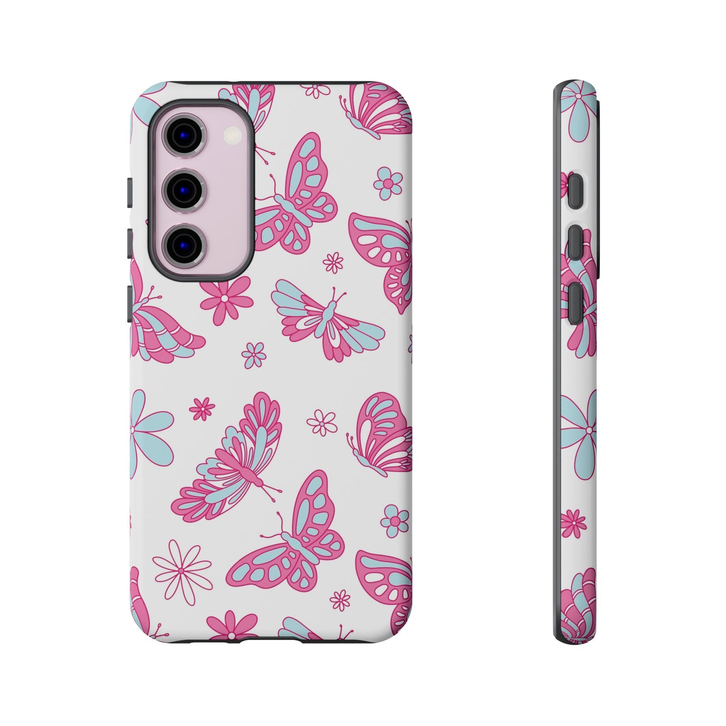 Pastel Butterflies Protective Phone Case