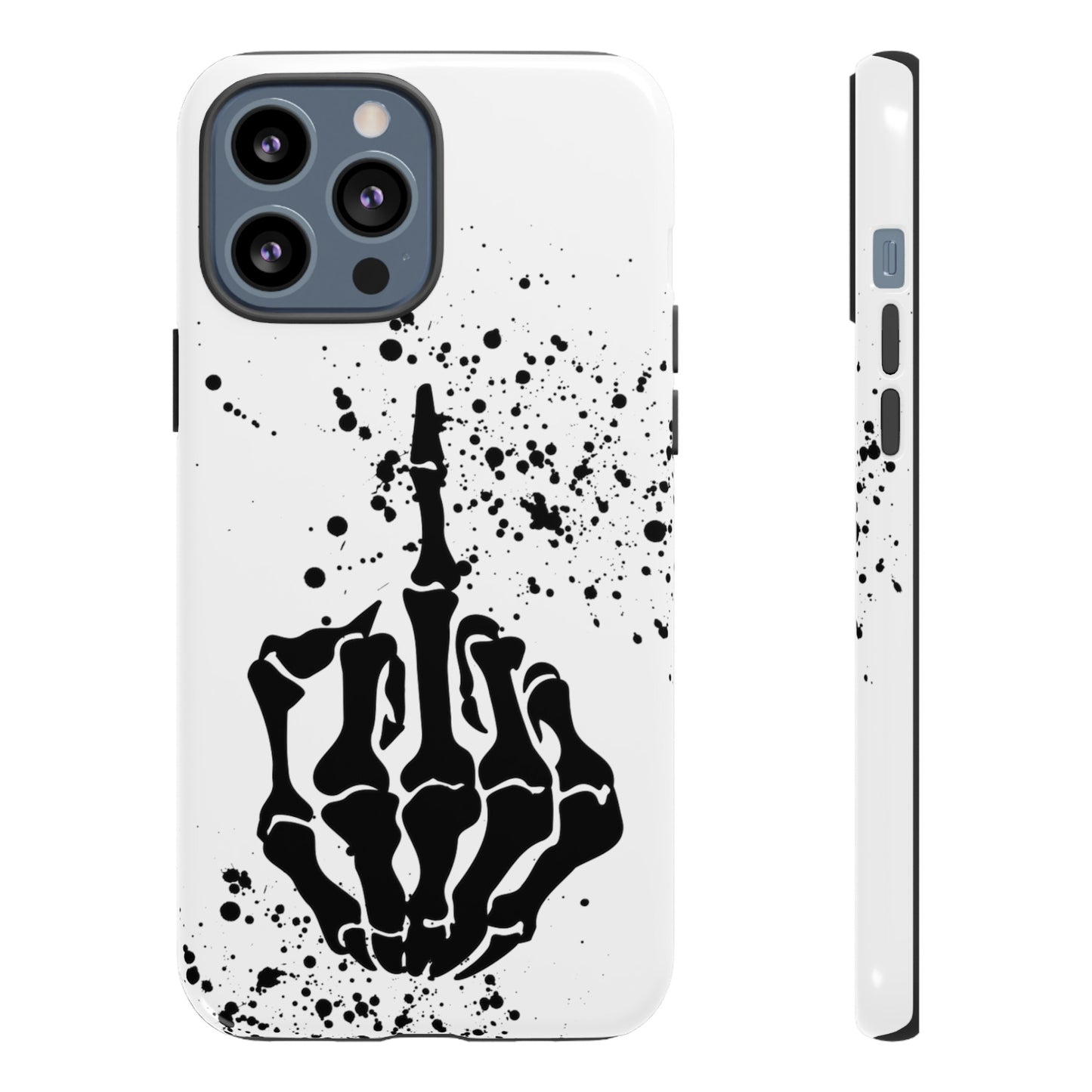 Skeleton, Finger Protective Case for Iphone, a Google and Samsung phones