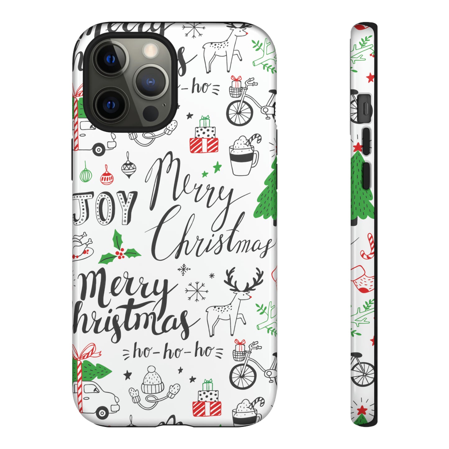 Merry Christmas Protective Phone Case for Iphone, Samsung and Google Phones