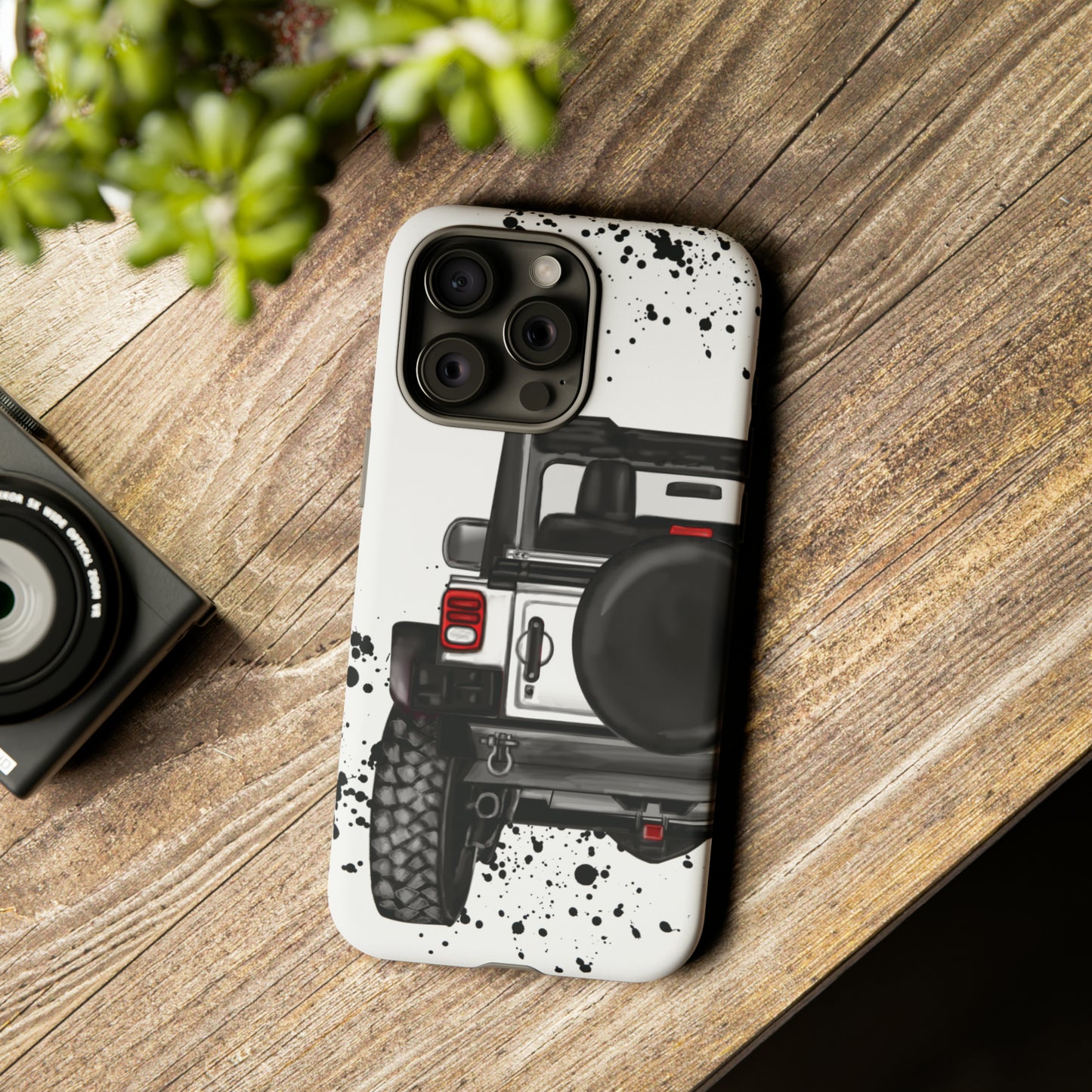 Off Road Life White Protective Case for Iphone, Google and Samsung