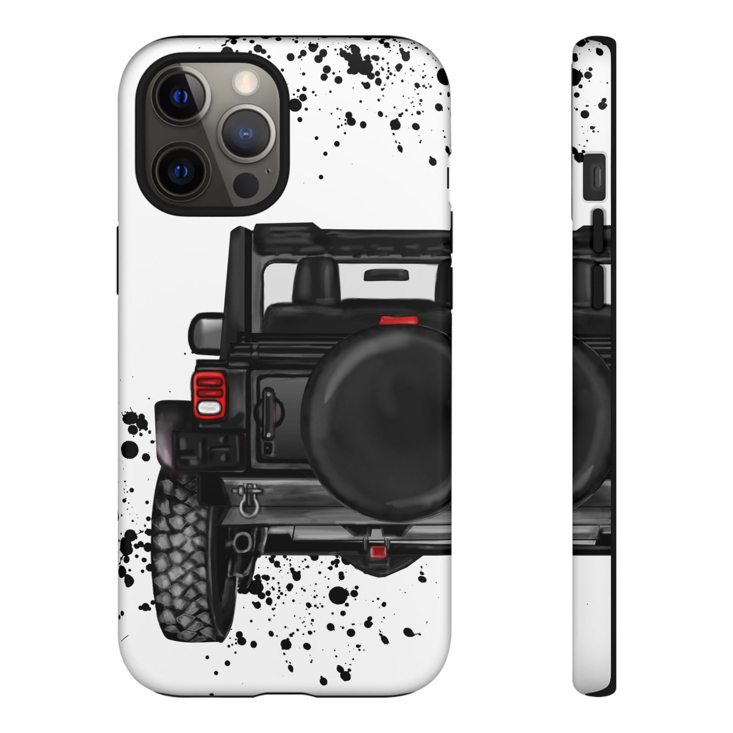 Off Road Life Black Protective Case for Iphone, Google and Samsung