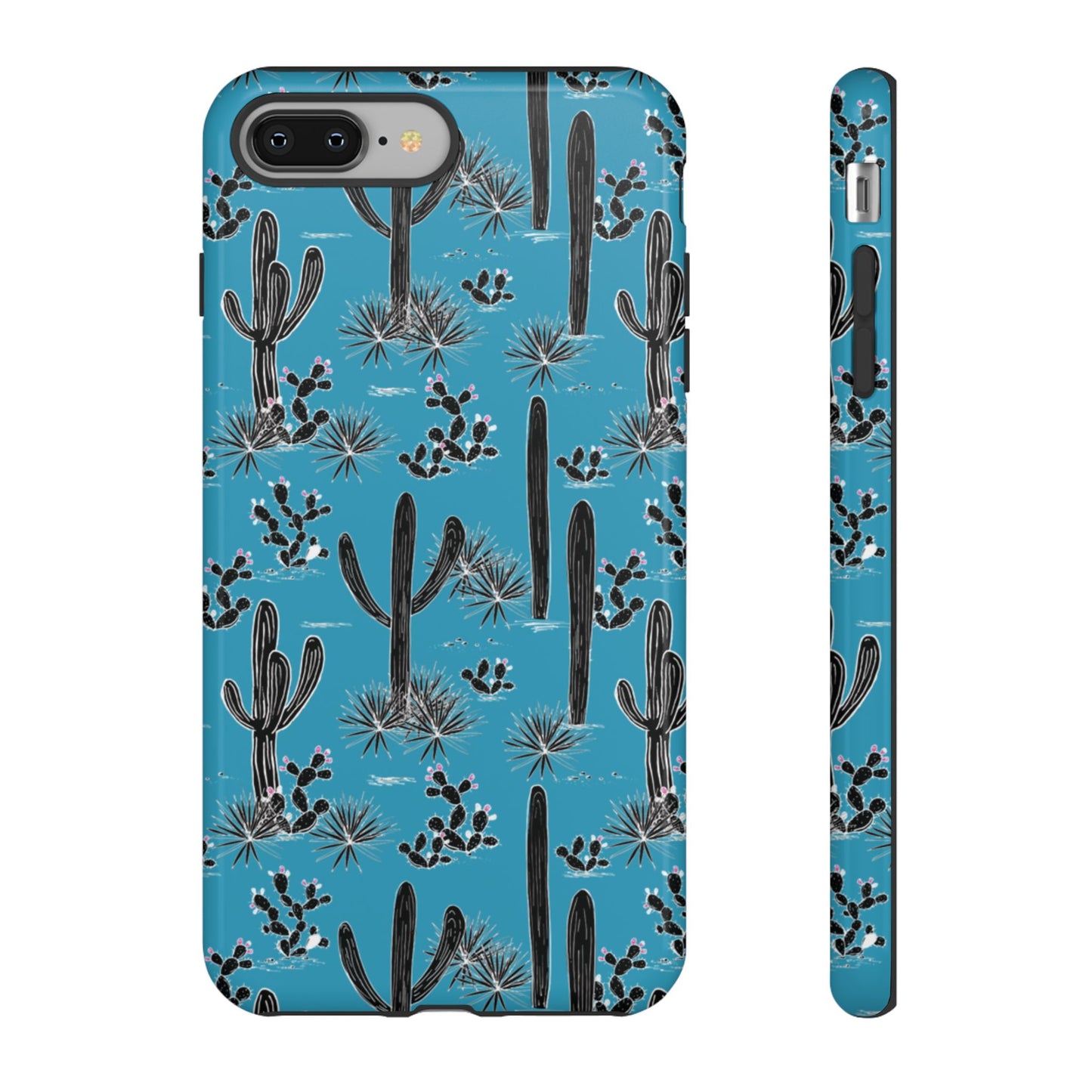 Turquoise Cactus Love Phone Case