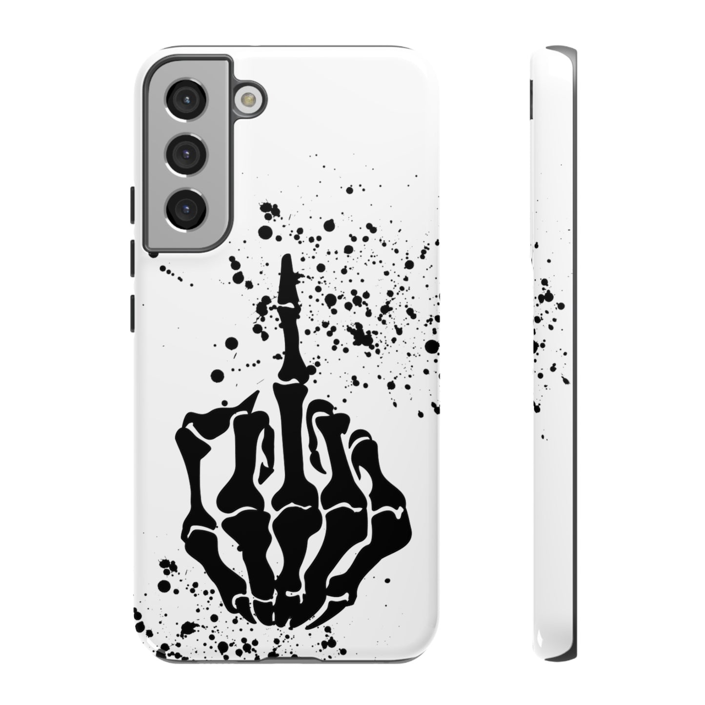 Skeleton, Finger Protective Case for Iphone, a Google and Samsung phones