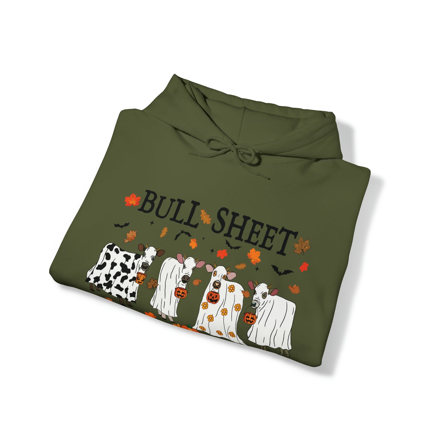 Bull Sheet Cow Ghost Unisex Heavy Blend™ Hooded Sweatshirt