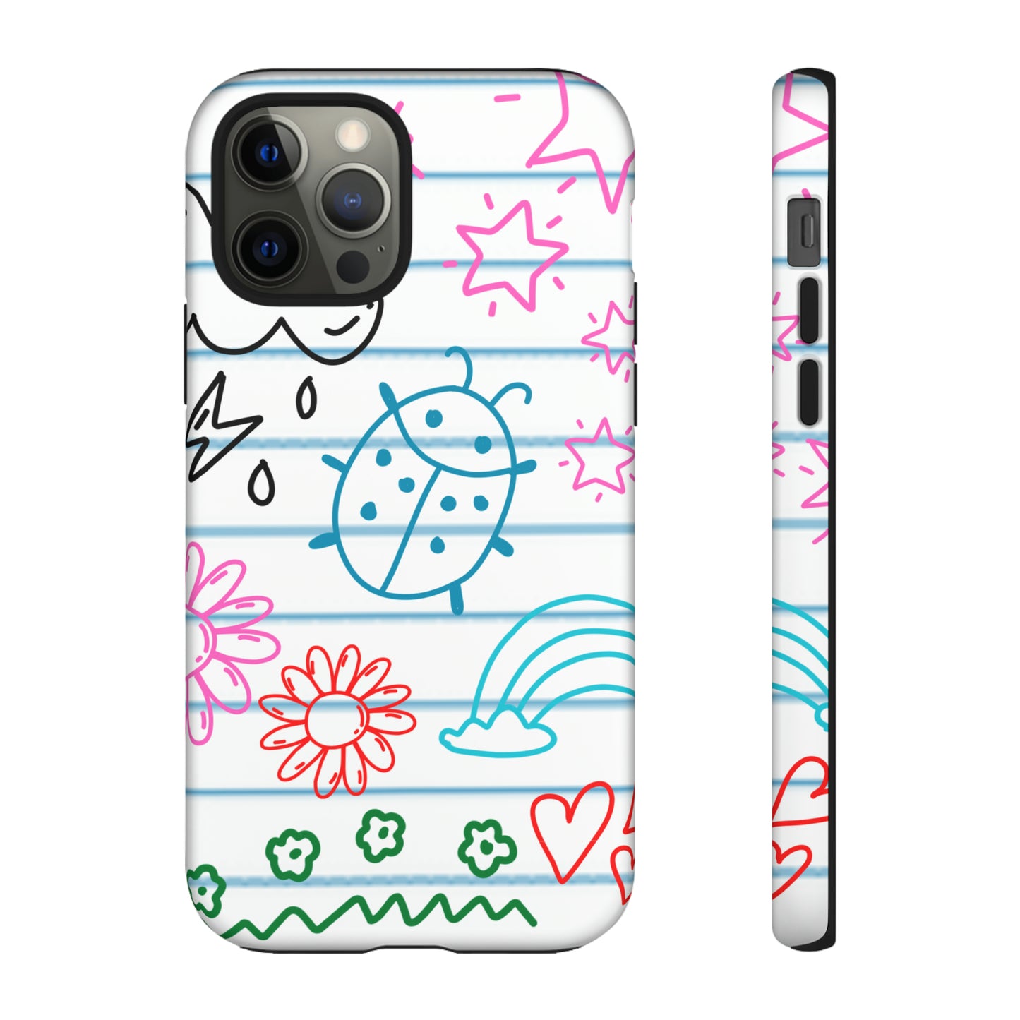 Kid Doodles Protective Phone Case for IPhone, Google and Samsung phones