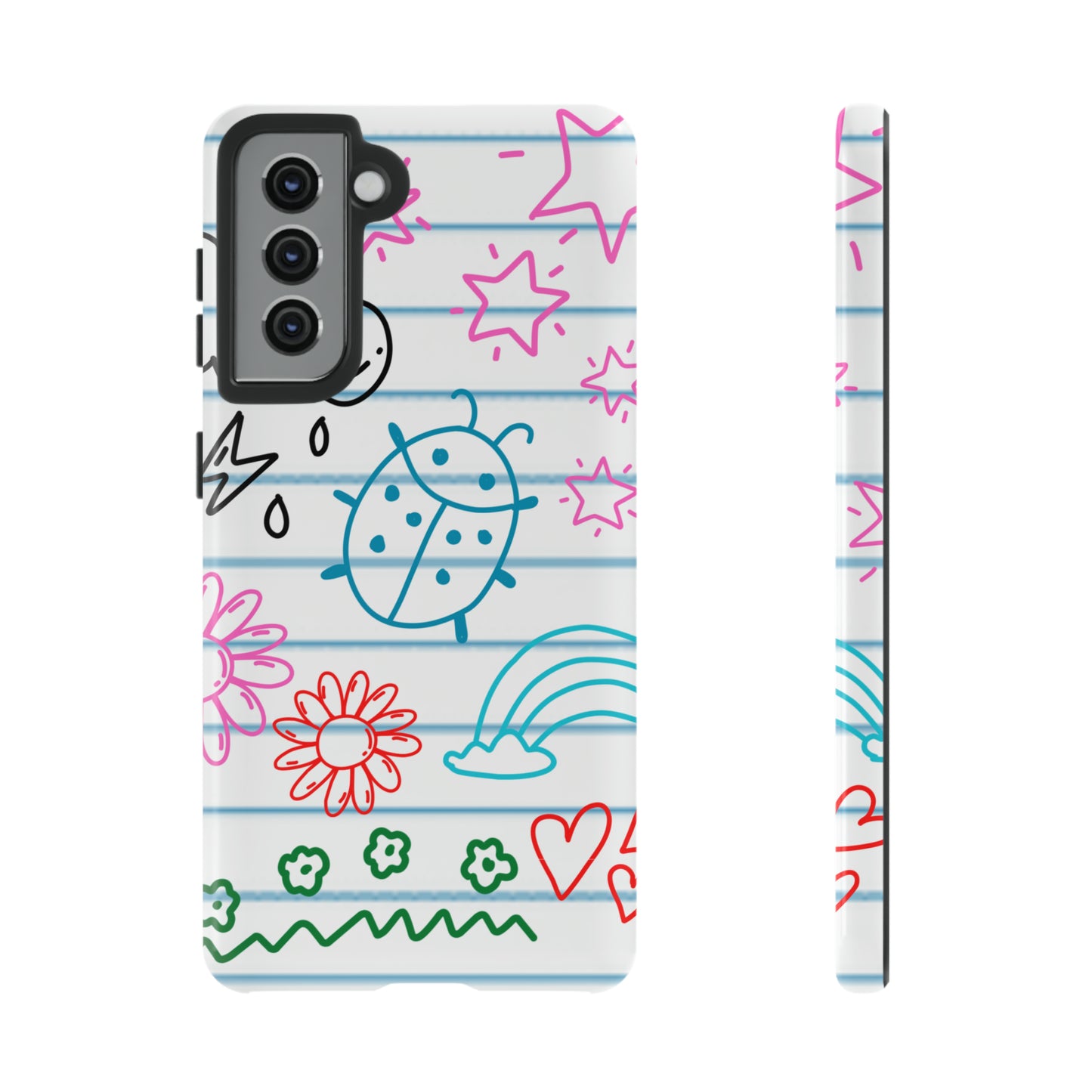 Kid Doodles Protective Phone Case for IPhone, Google and Samsung phones