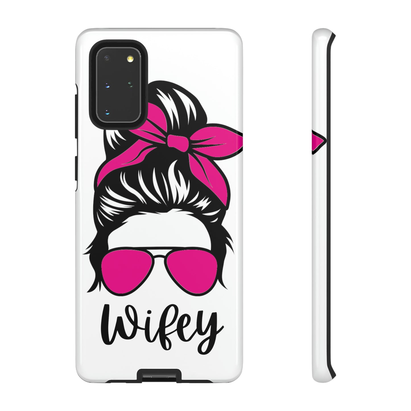 Pink Wifey Protective Case for IPhone, Samsung and Google