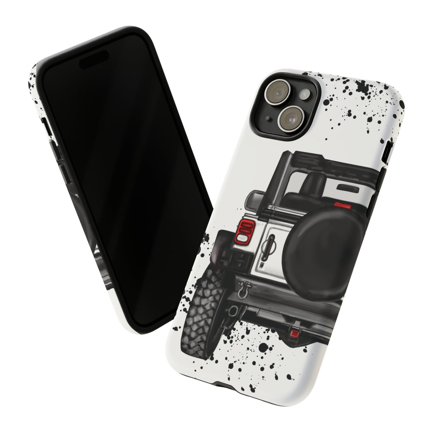 Off Road Life White Protective Case for Iphone, Google and Samsung