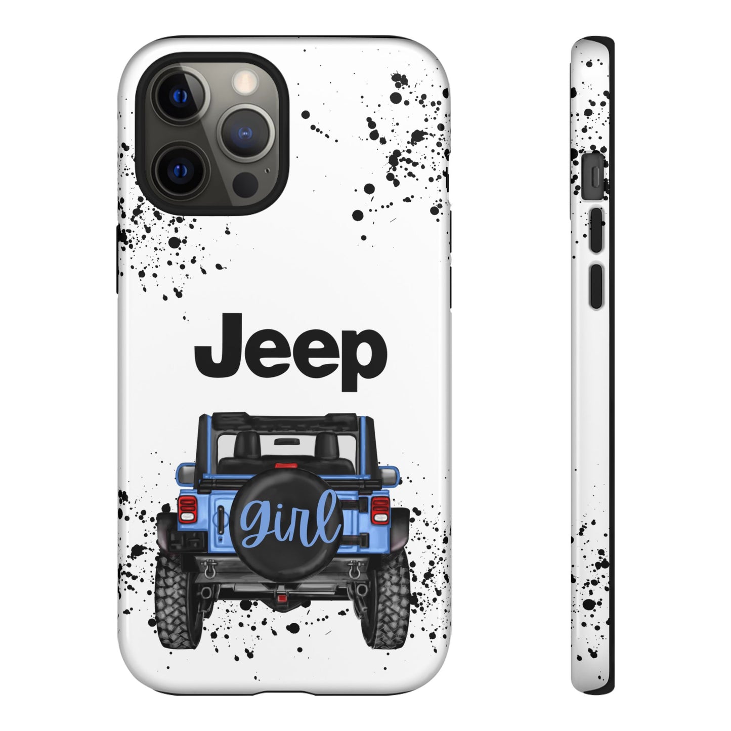 Off Road Girl Light Blue Protective Case for Iphone, Google and Samsung Phones