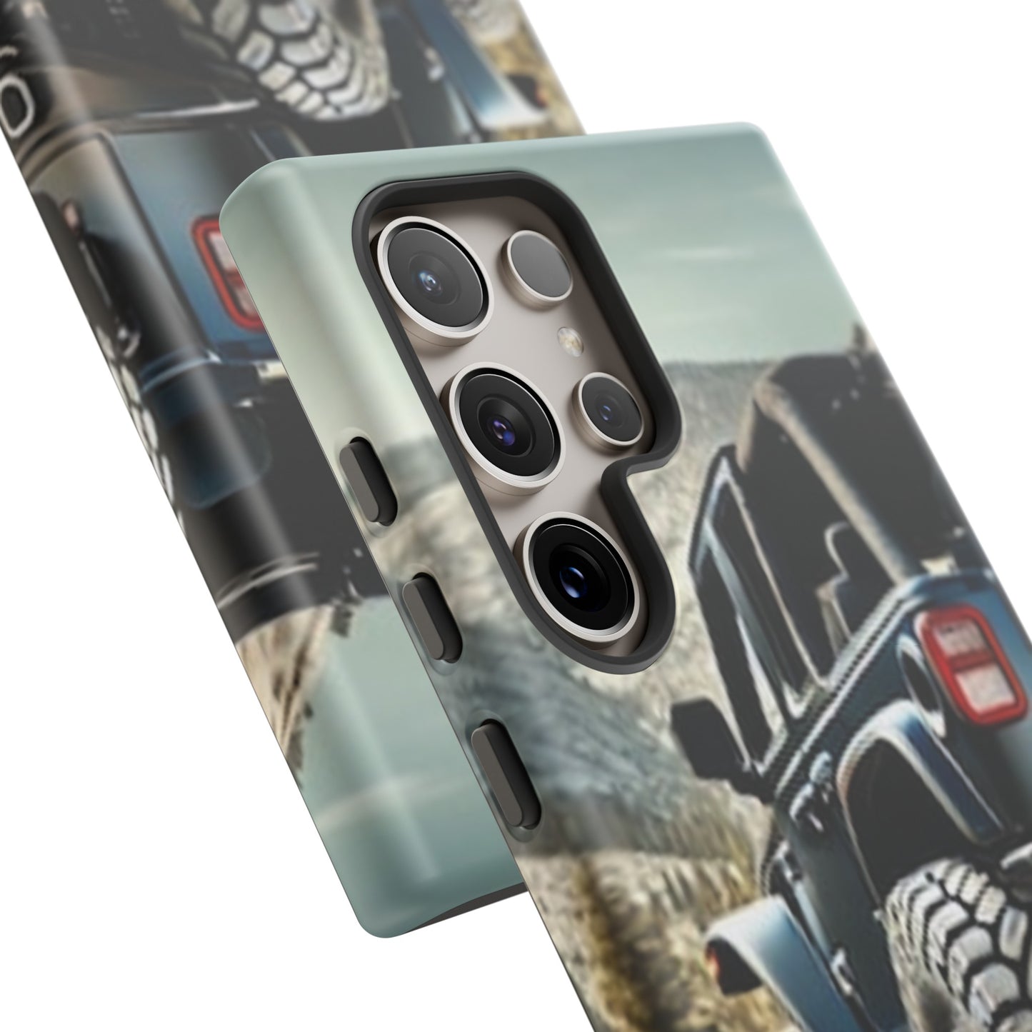 Blue Jeep Protective Phone Case