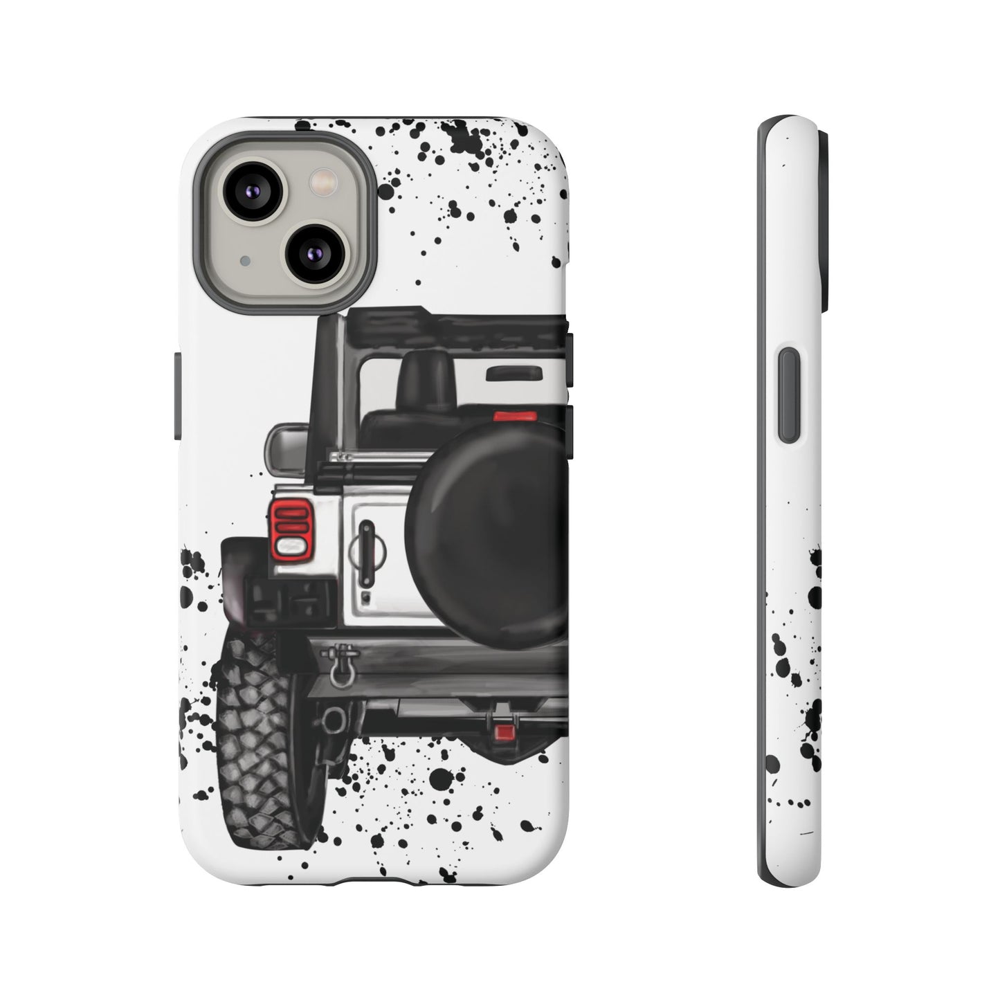 Off Road Life White Protective Case for Iphone, Google and Samsung